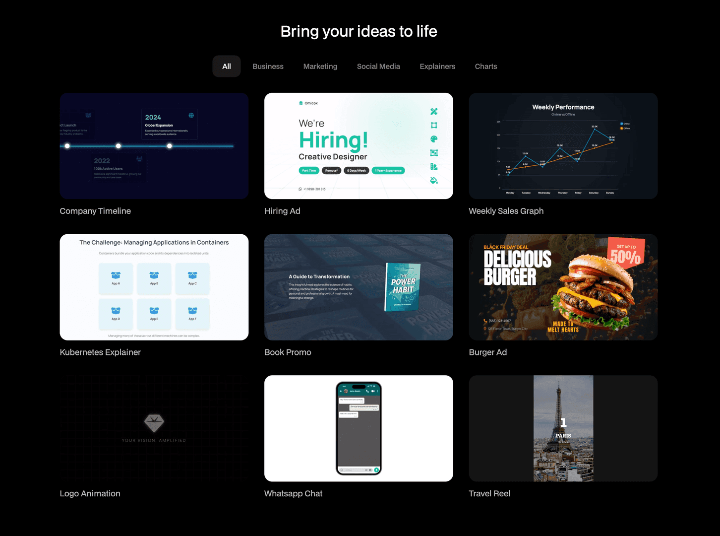 Easymotion: AI Motion Graphics Generator screenshot 2