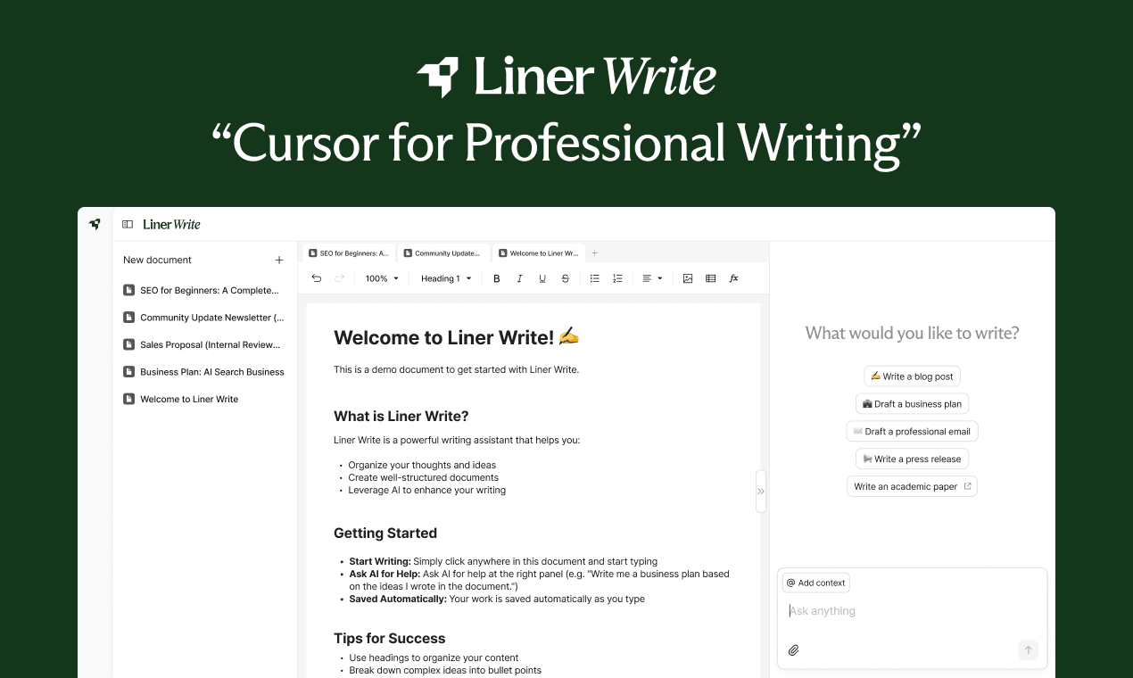 Liner Write screenshot 2