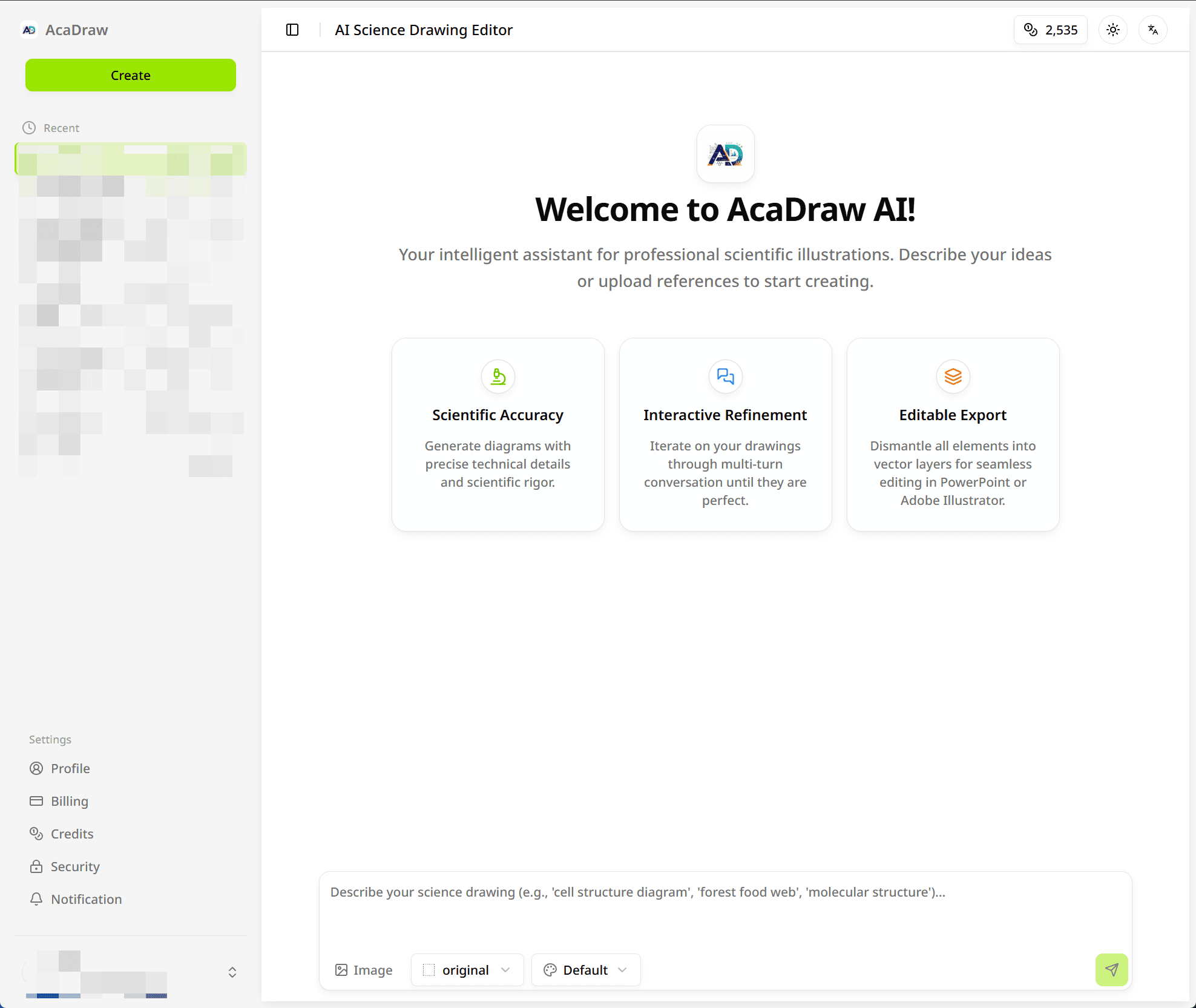 AcaDraw - AI Science Drawing Tool screenshot 2