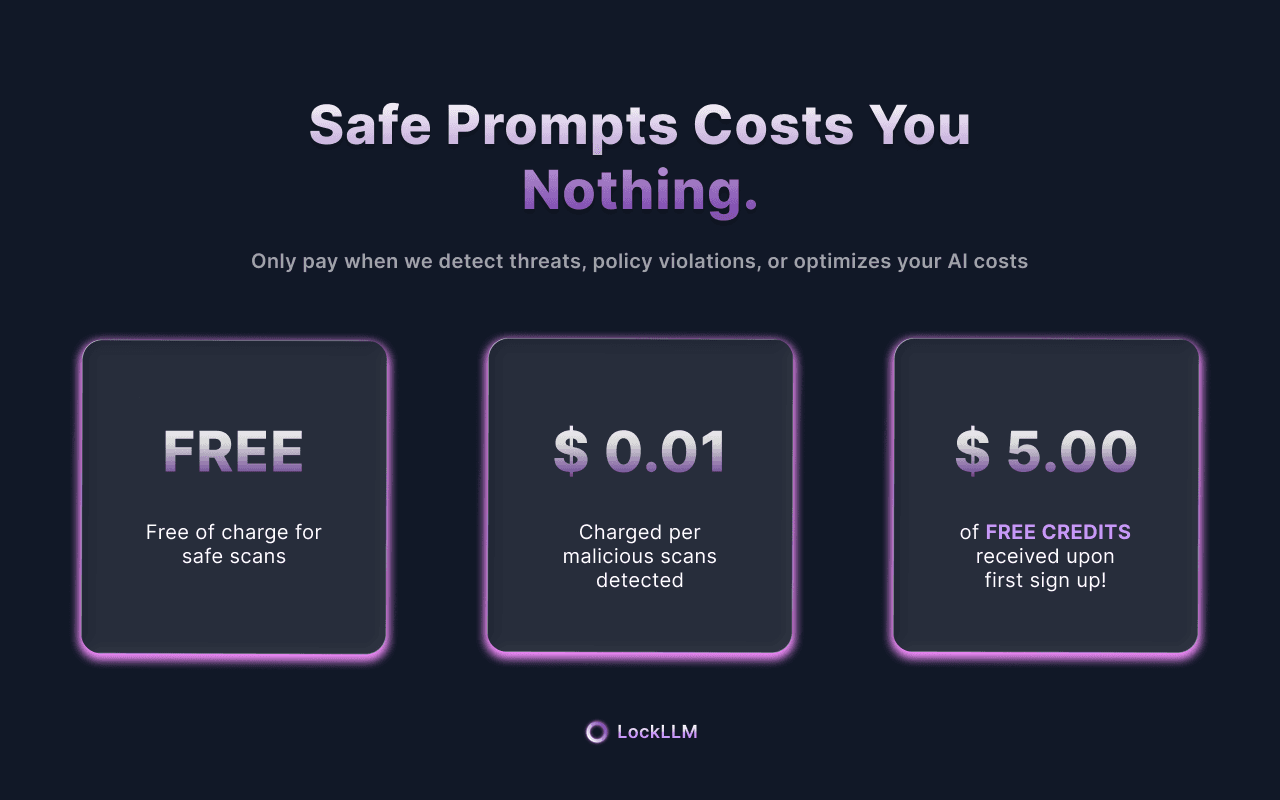 LockLLM screenshot 2