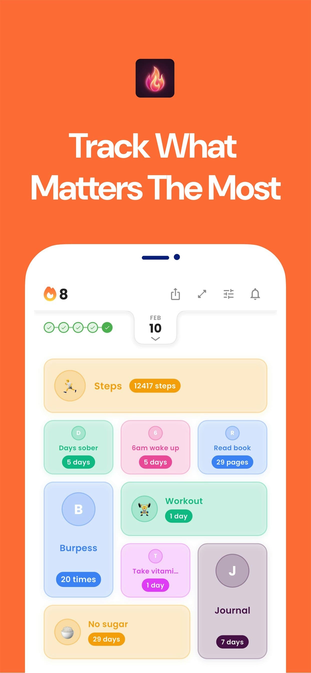 Aura - Habit Tracking With Friends screenshot 2