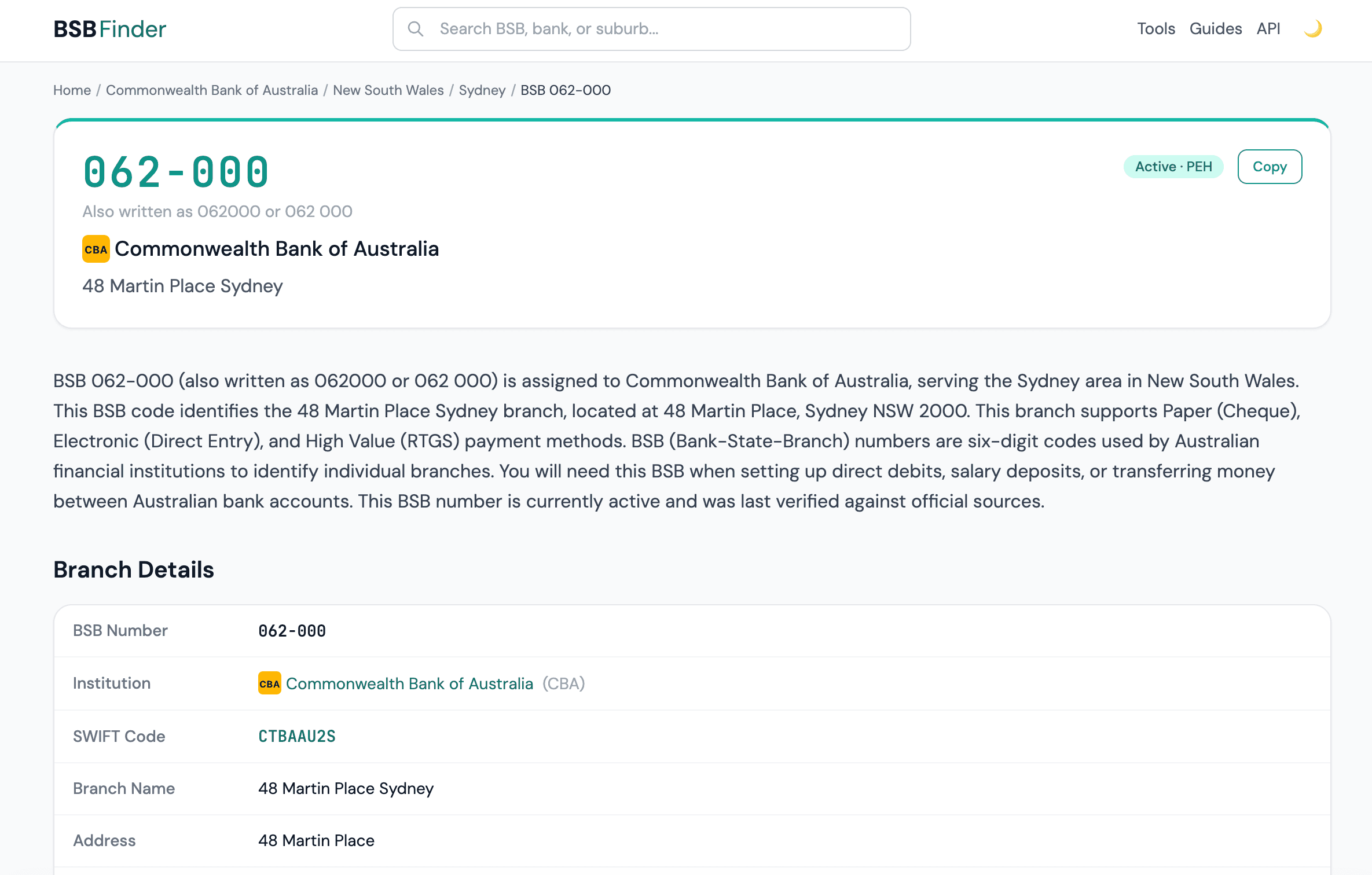 BSBFinder screenshot 3