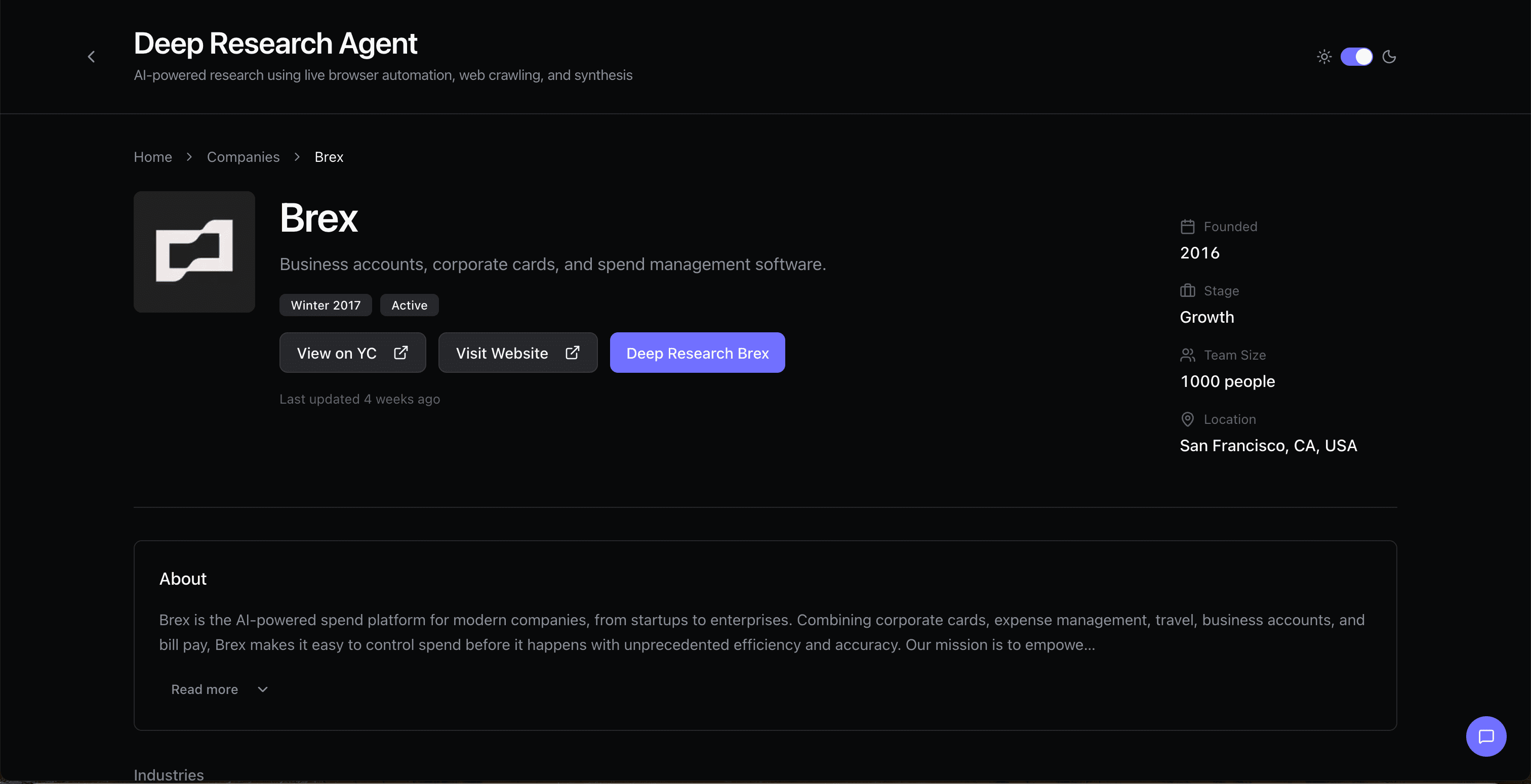 YC Agent screenshot 3
