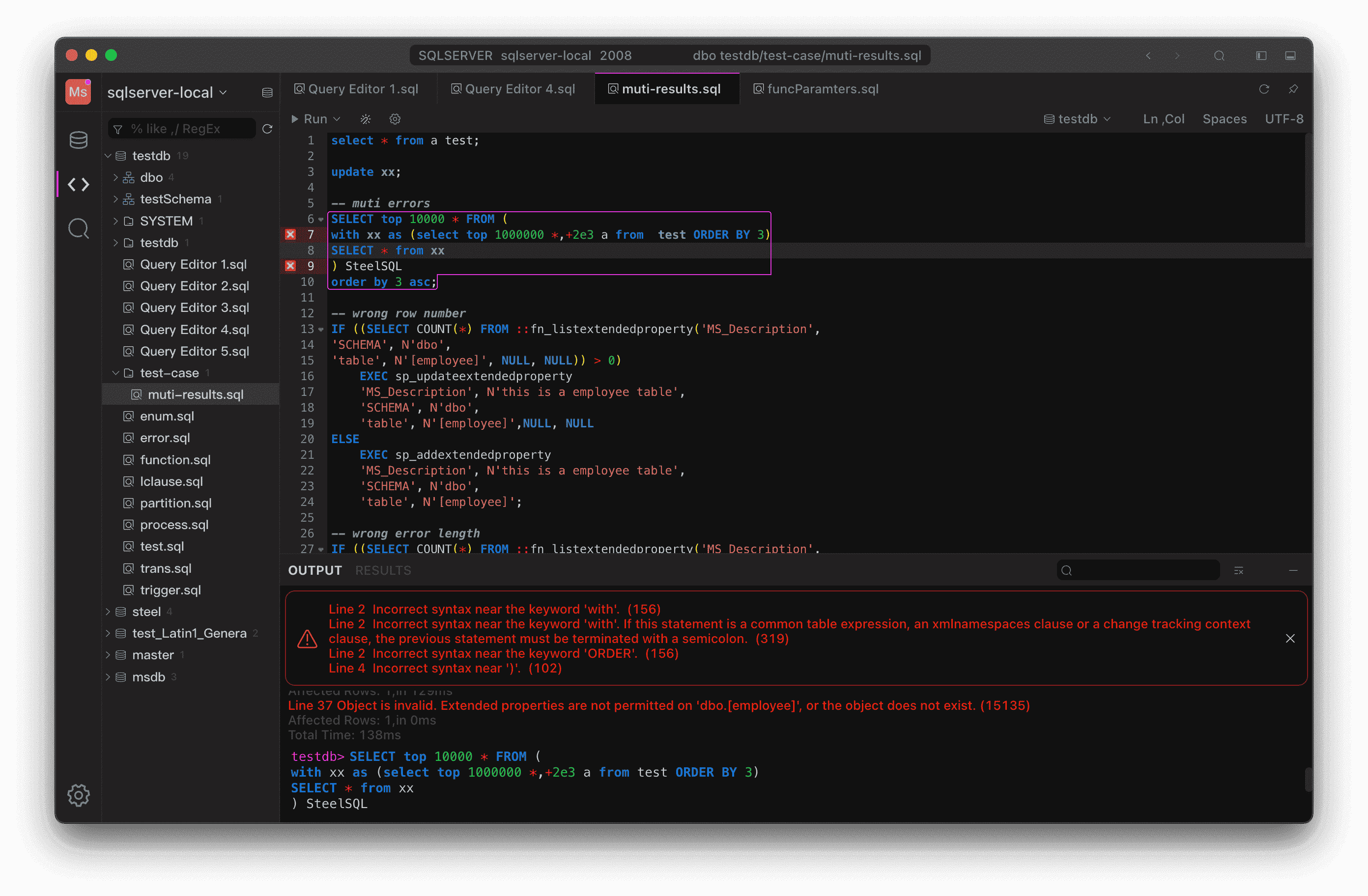 SteelSQL Database Management Tools screenshot 7