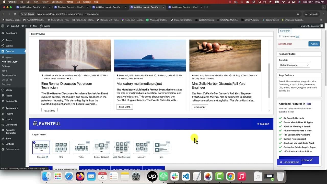Eventful screenshot 1