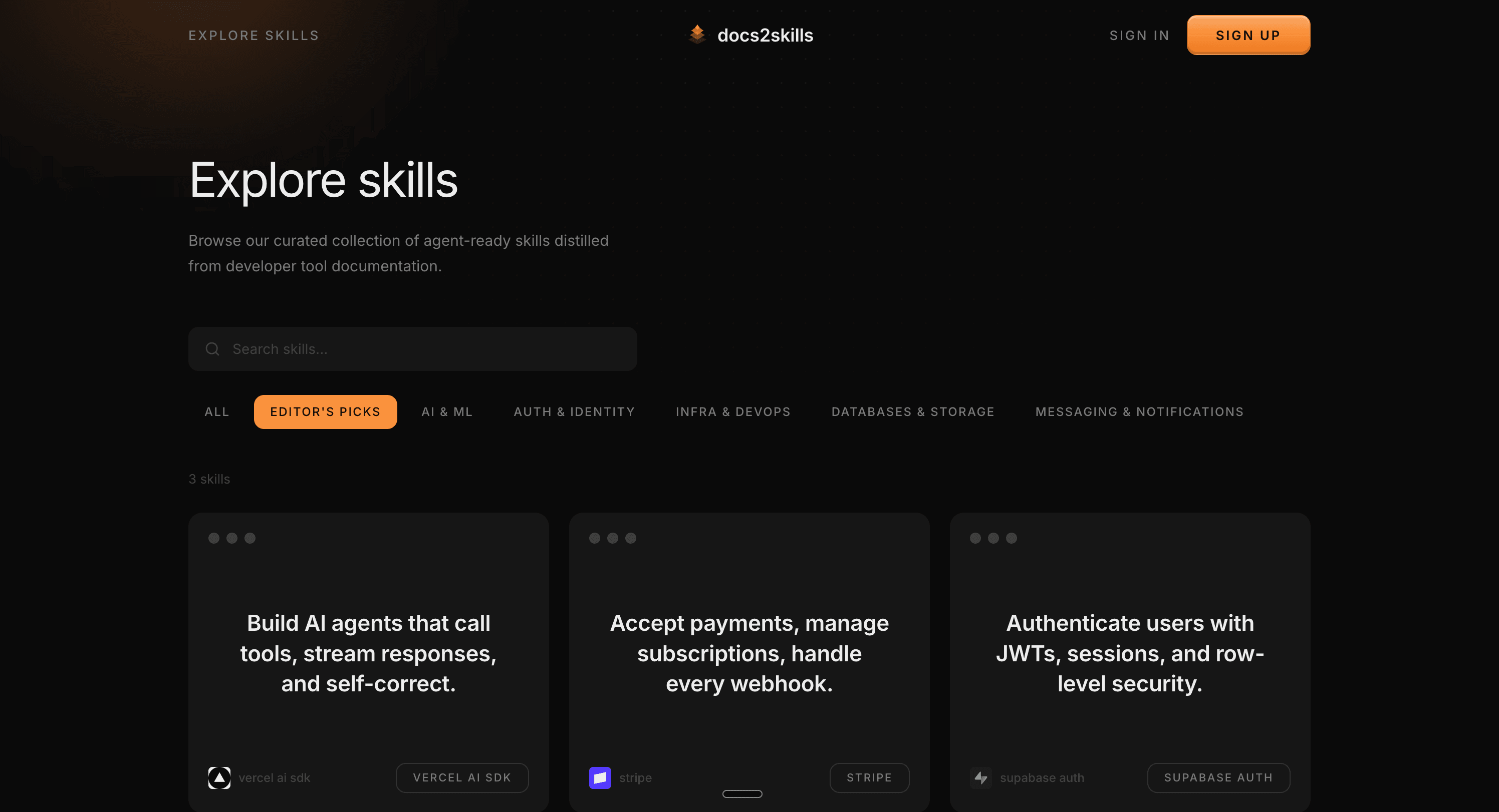 docs2skills screenshot 2