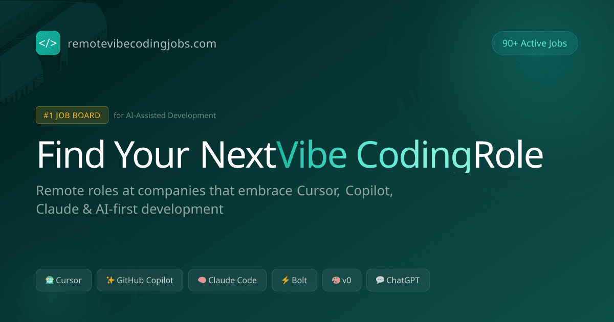 Remote Vibe Coding Jobs screenshot 1