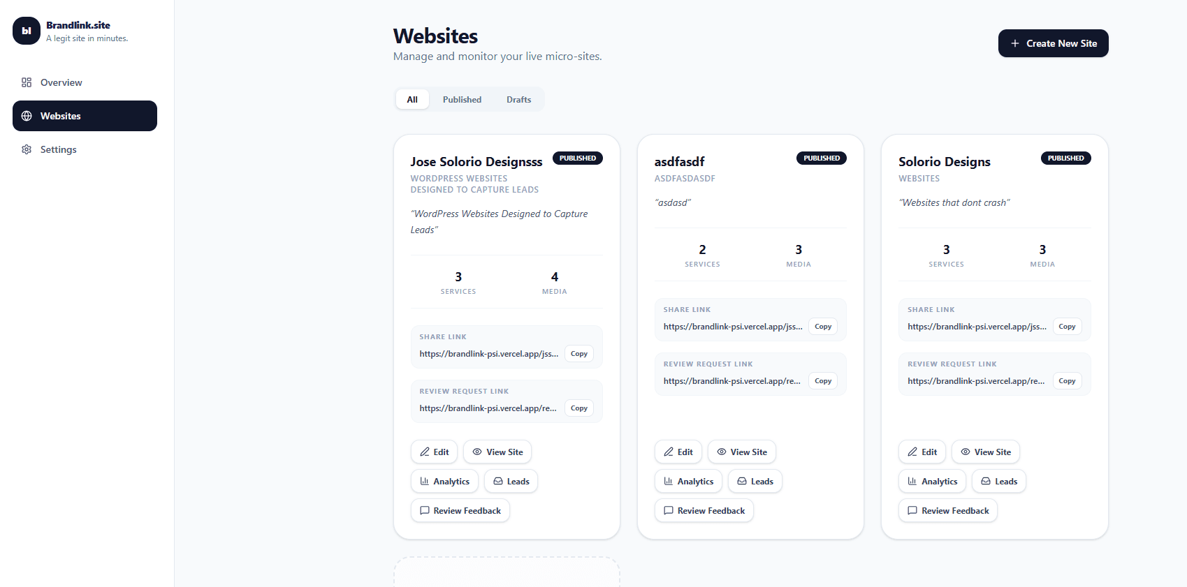 Brandlink.site screenshot 3