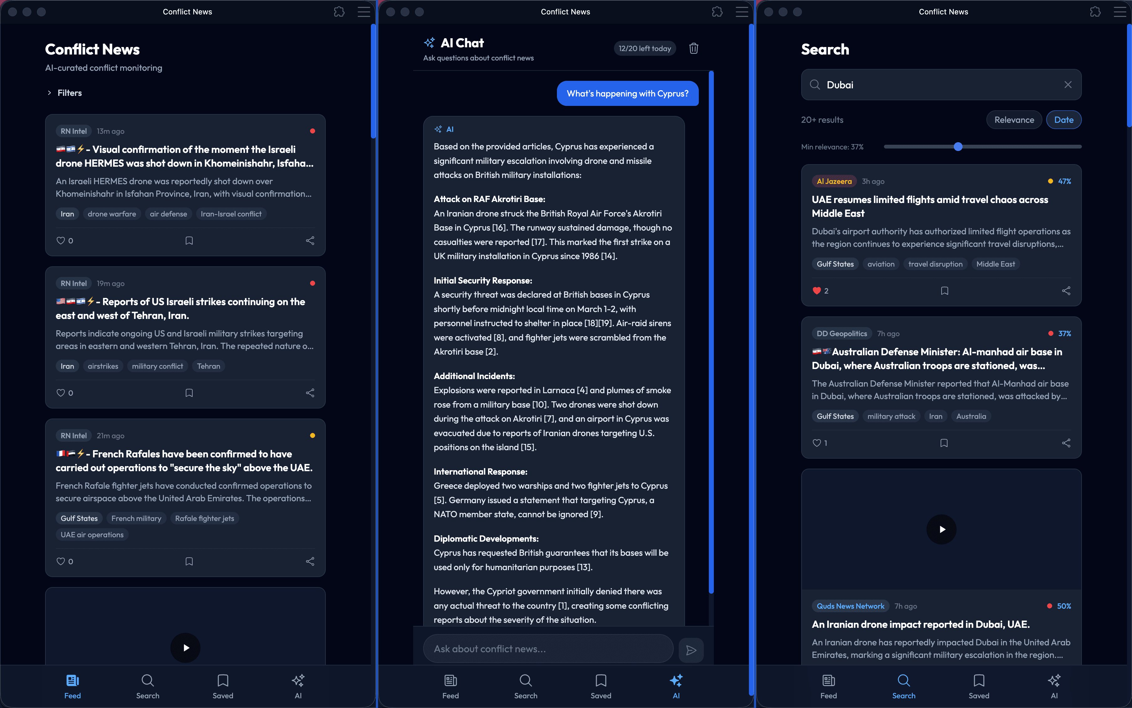 Conflict News screenshot 2