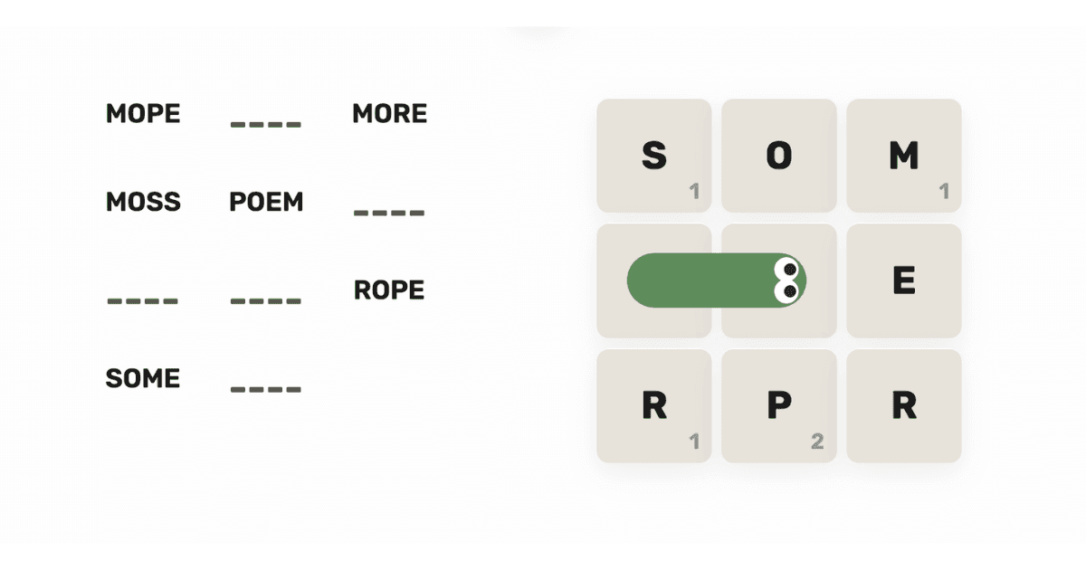 Word Snake screenshot 1