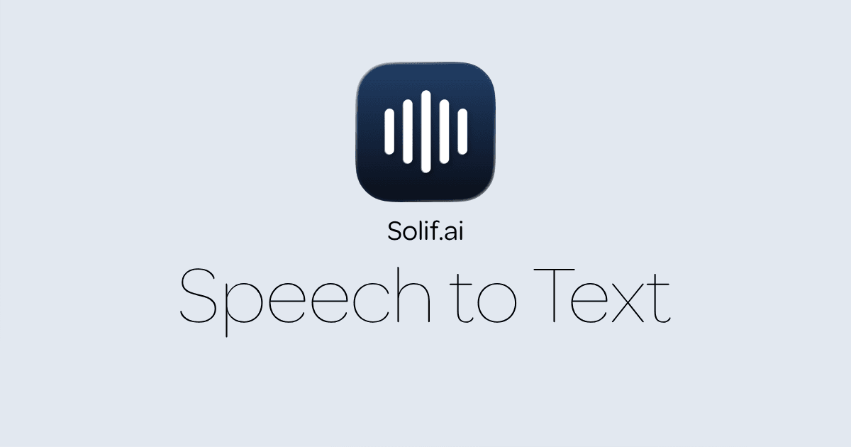 SOLIF local voice-to-text for macOS screenshot 1