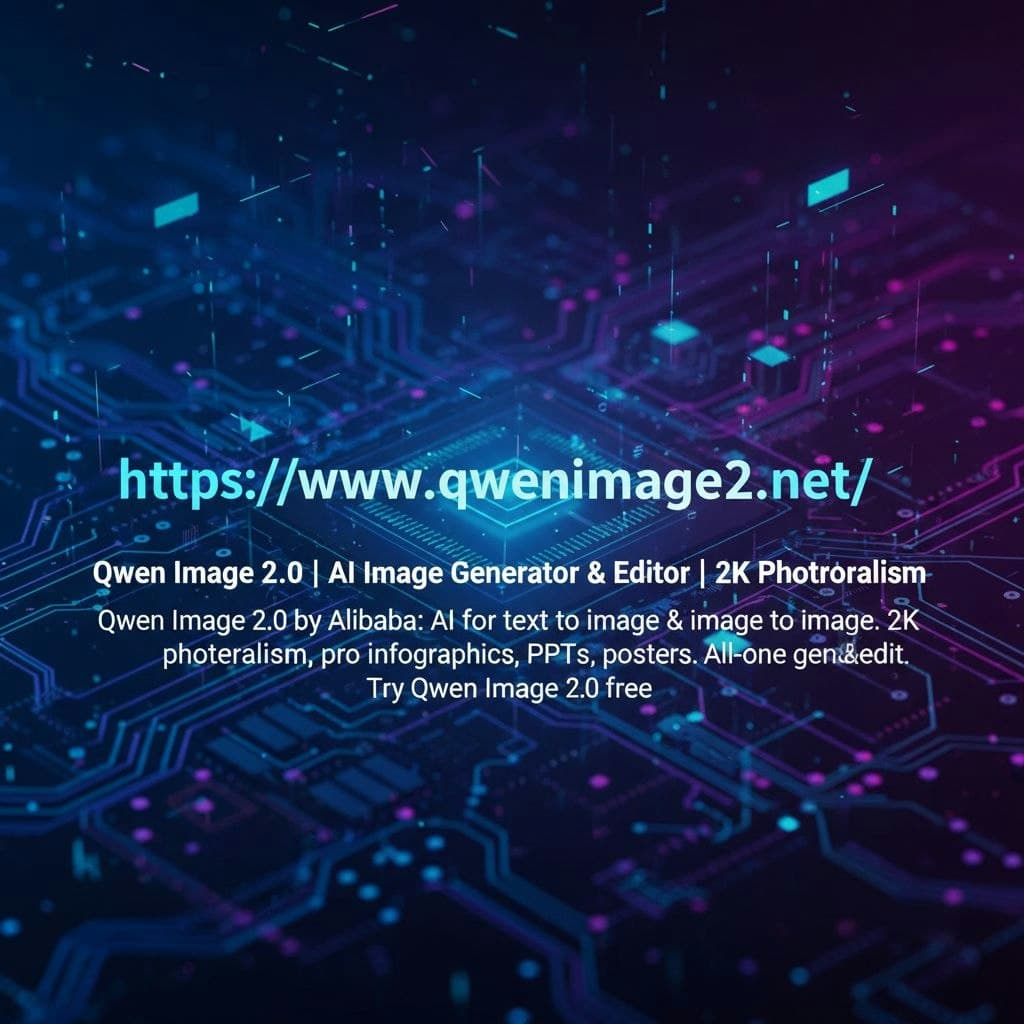 Qwen Image 2.0 screenshot 1