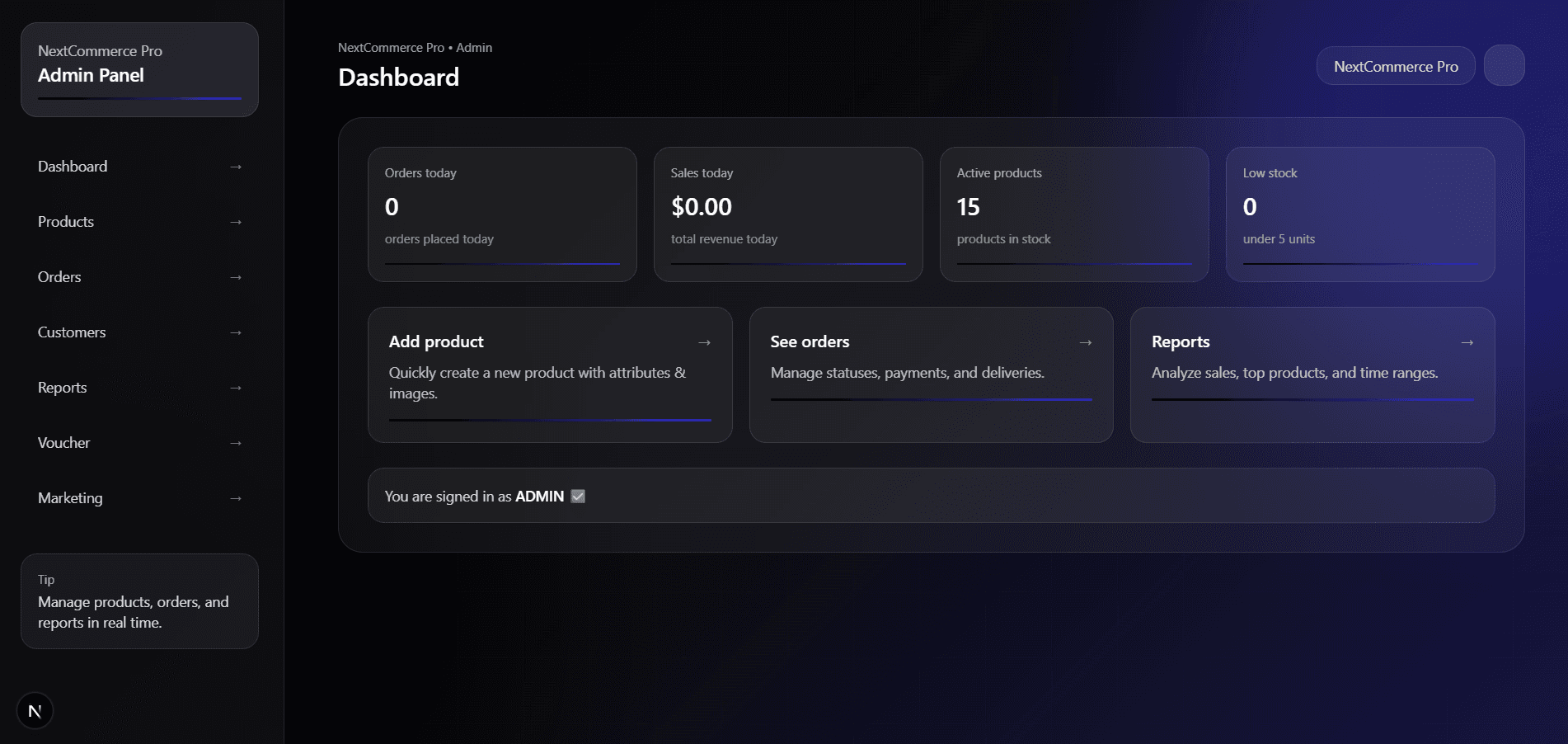 NextCommerce Pro screenshot 13