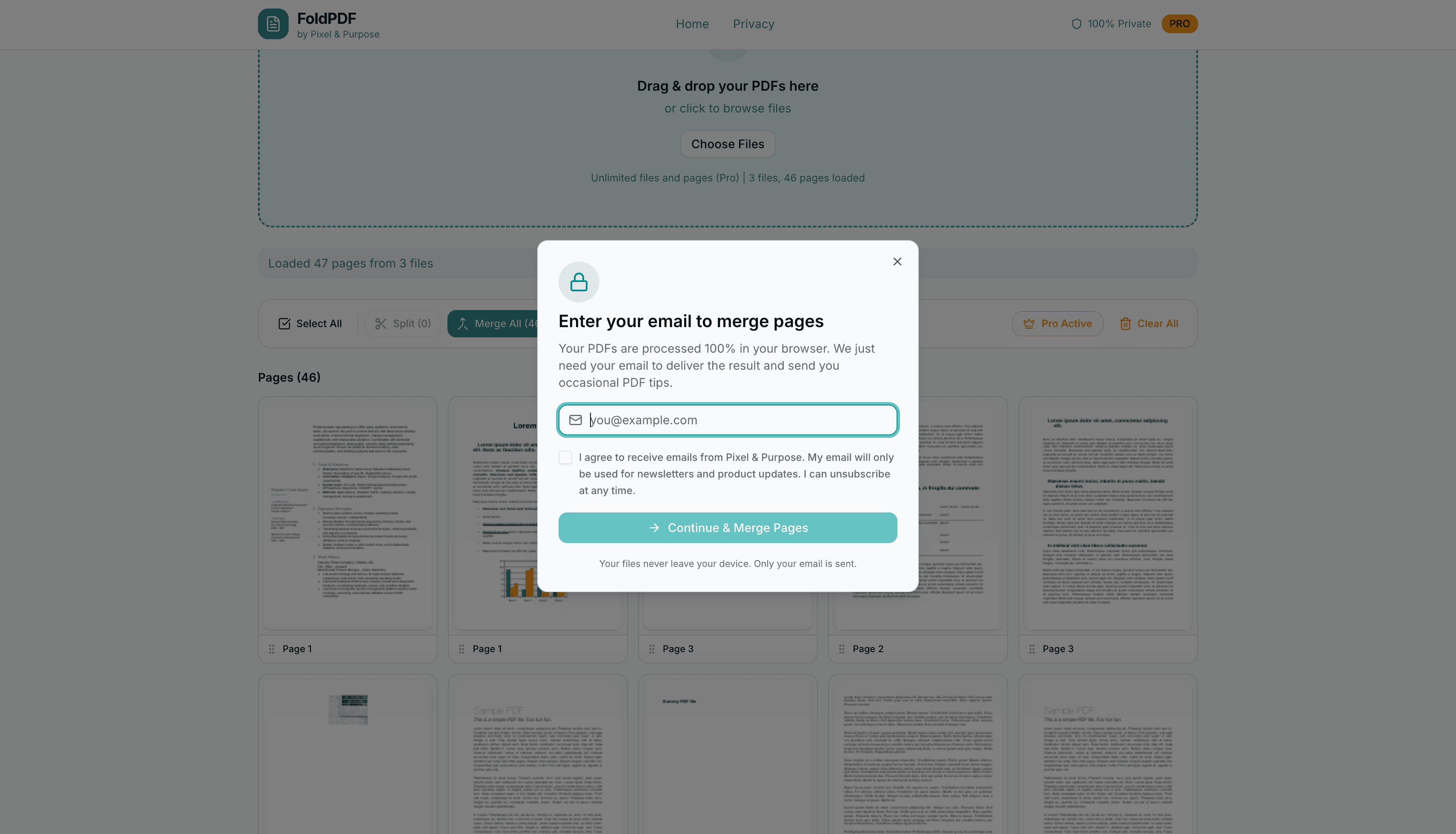 FoldPDF screenshot 5