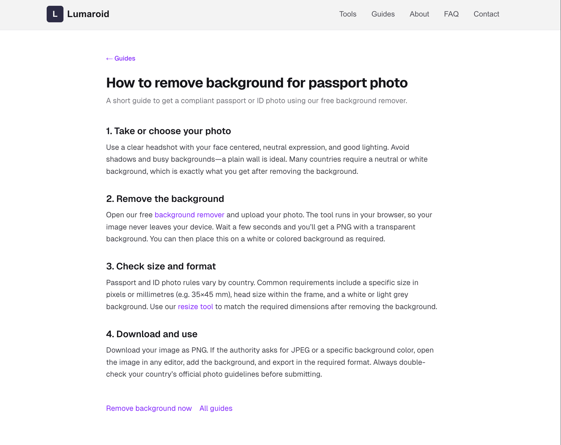 Lumaroid - Free Online Tools screenshot 8