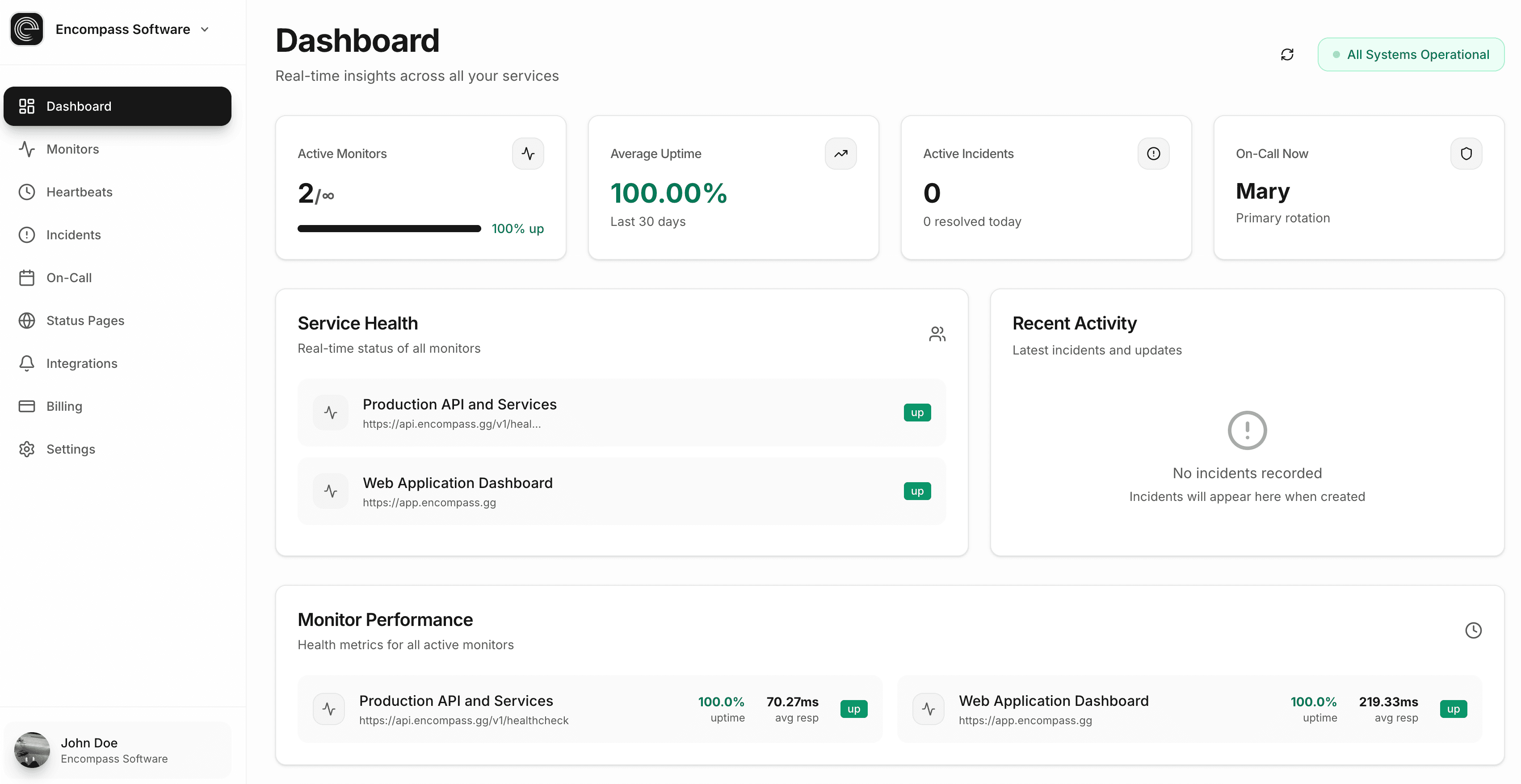 Encompass screenshot 1
