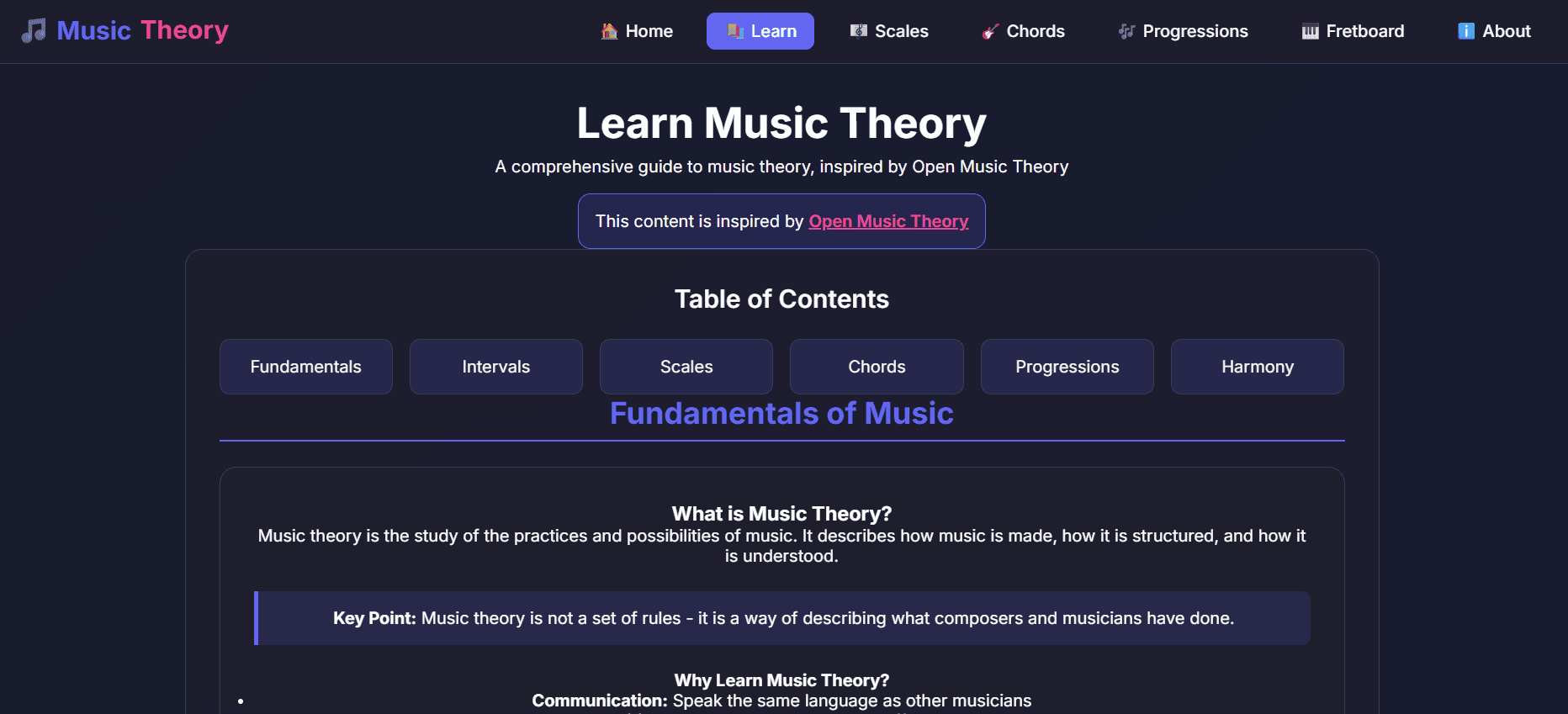 Music Theory Engine screenshot 2