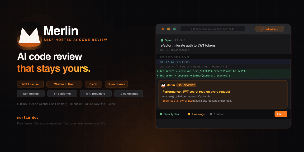 Merlin AI Code Review screenshot 1