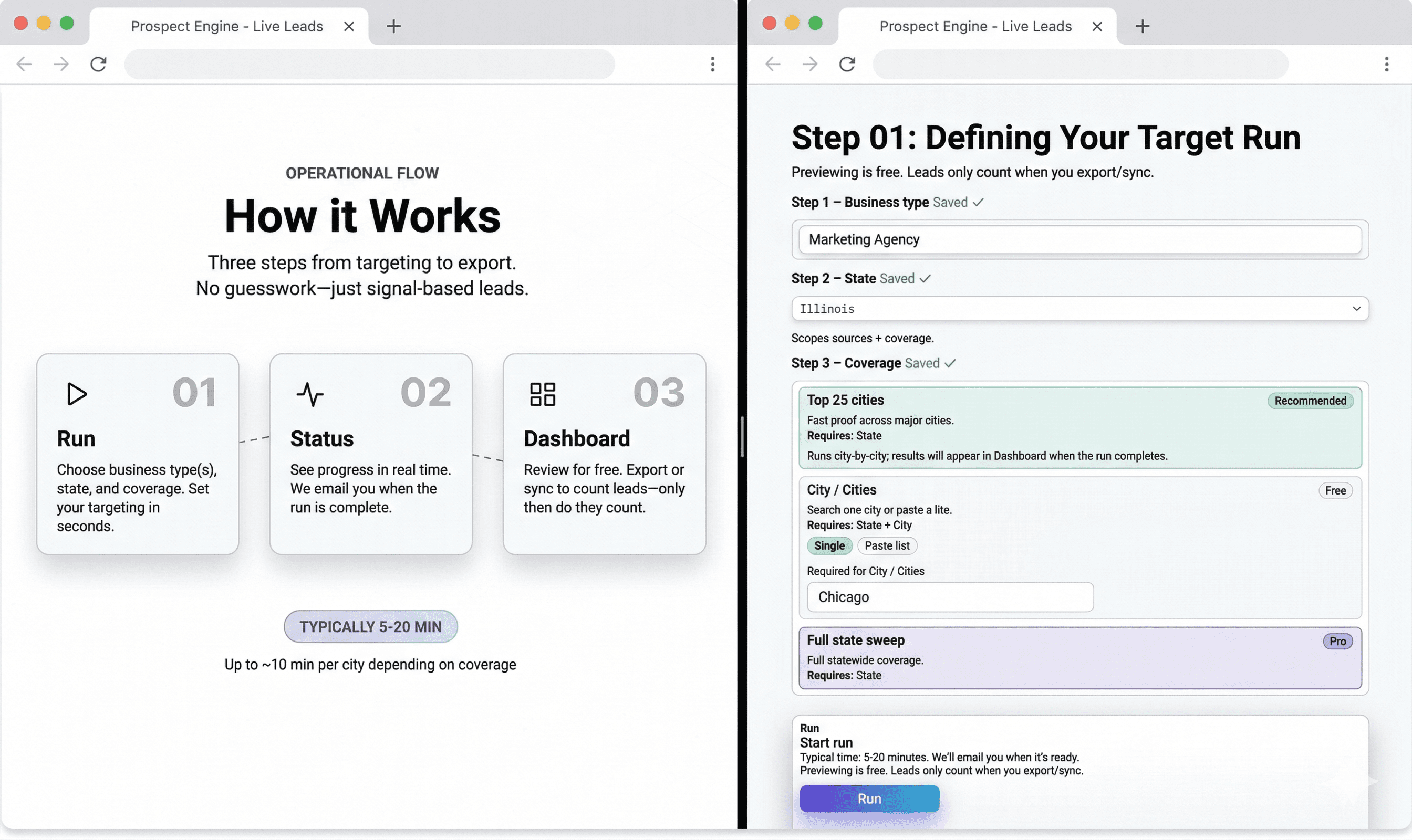 Prospect Engine screenshot 3