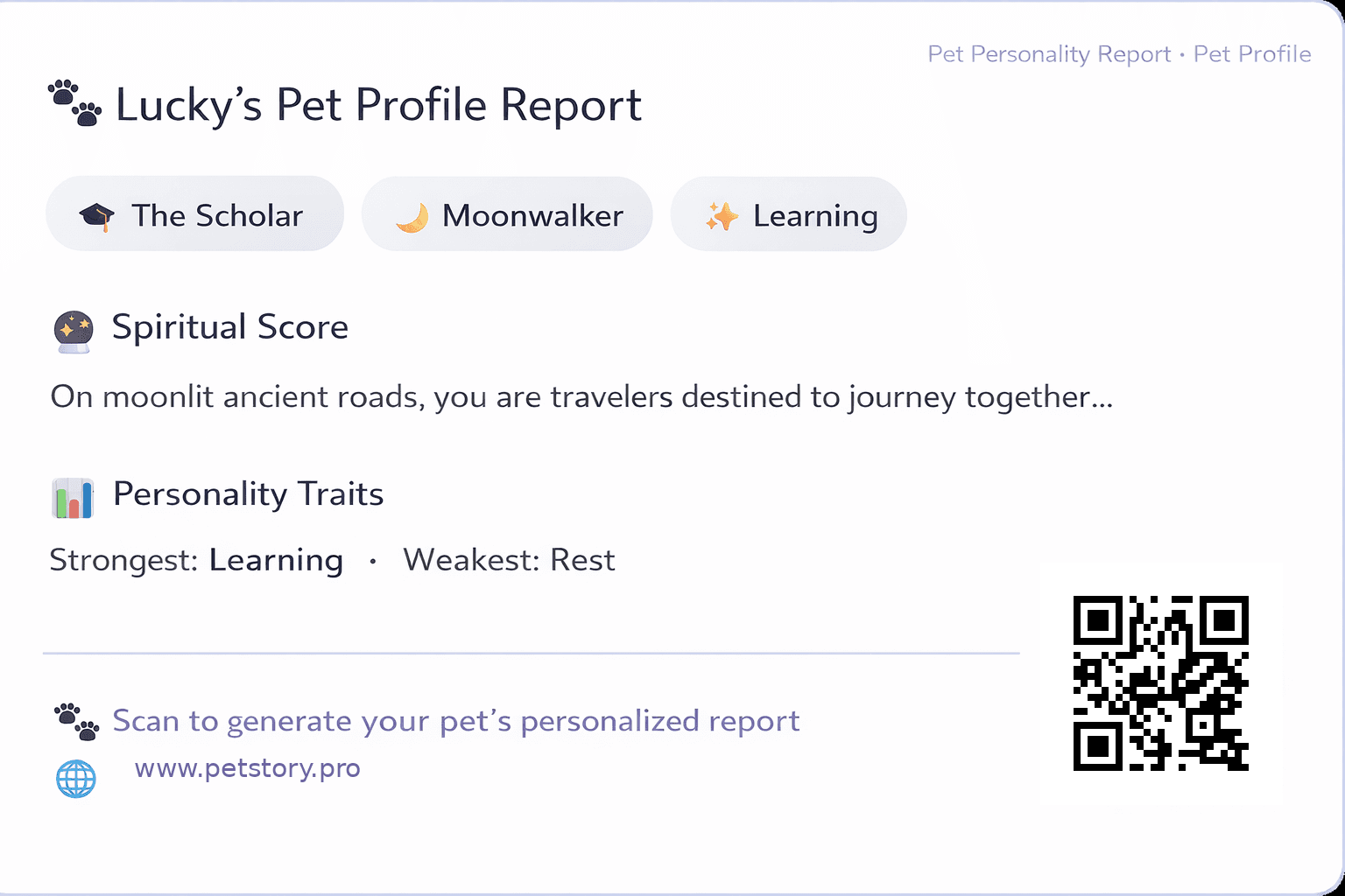 Petstory-Pet Personality Report screenshot 1