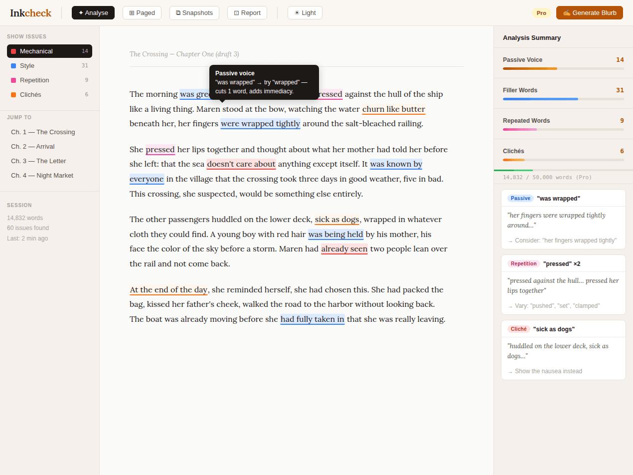InkCheck screenshot 4