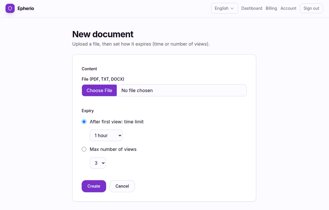 Epherio screenshot 2