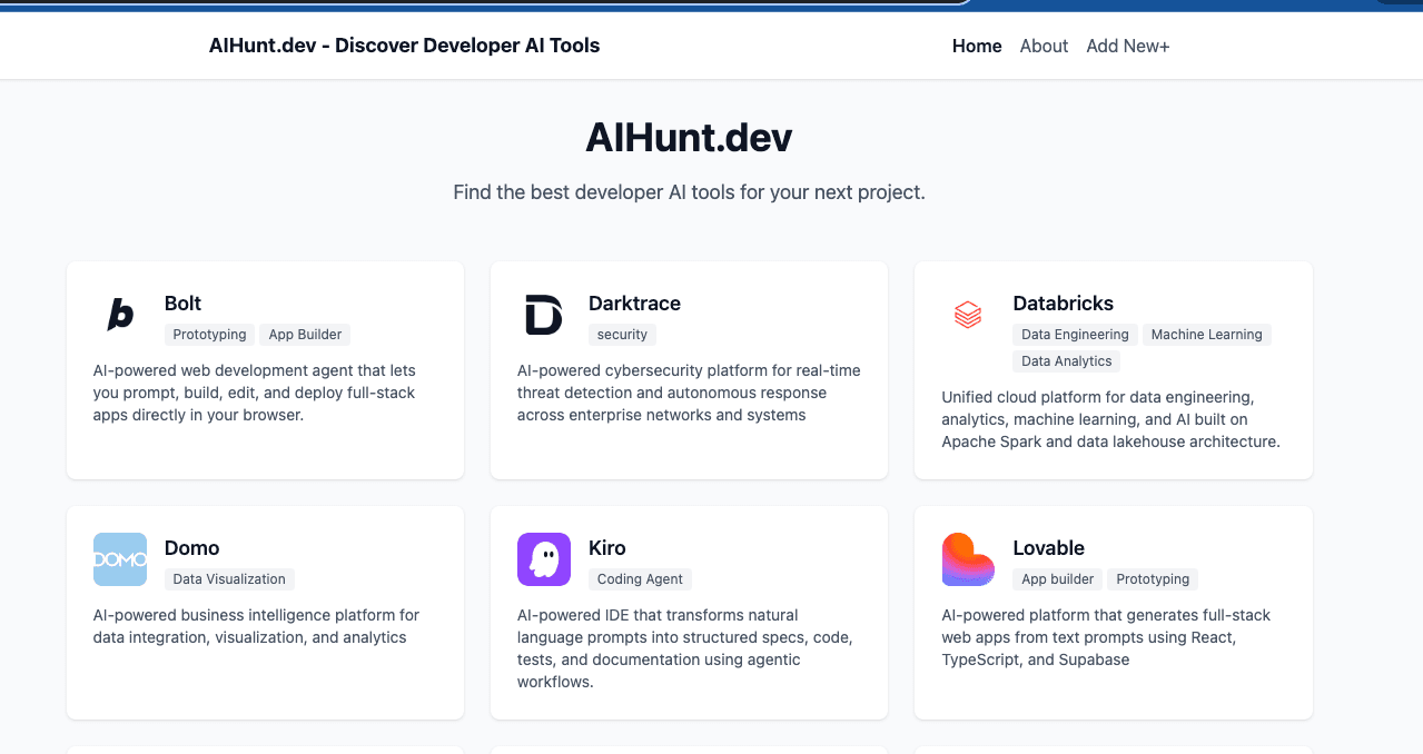 AI Hunt for Dev screenshot 1
