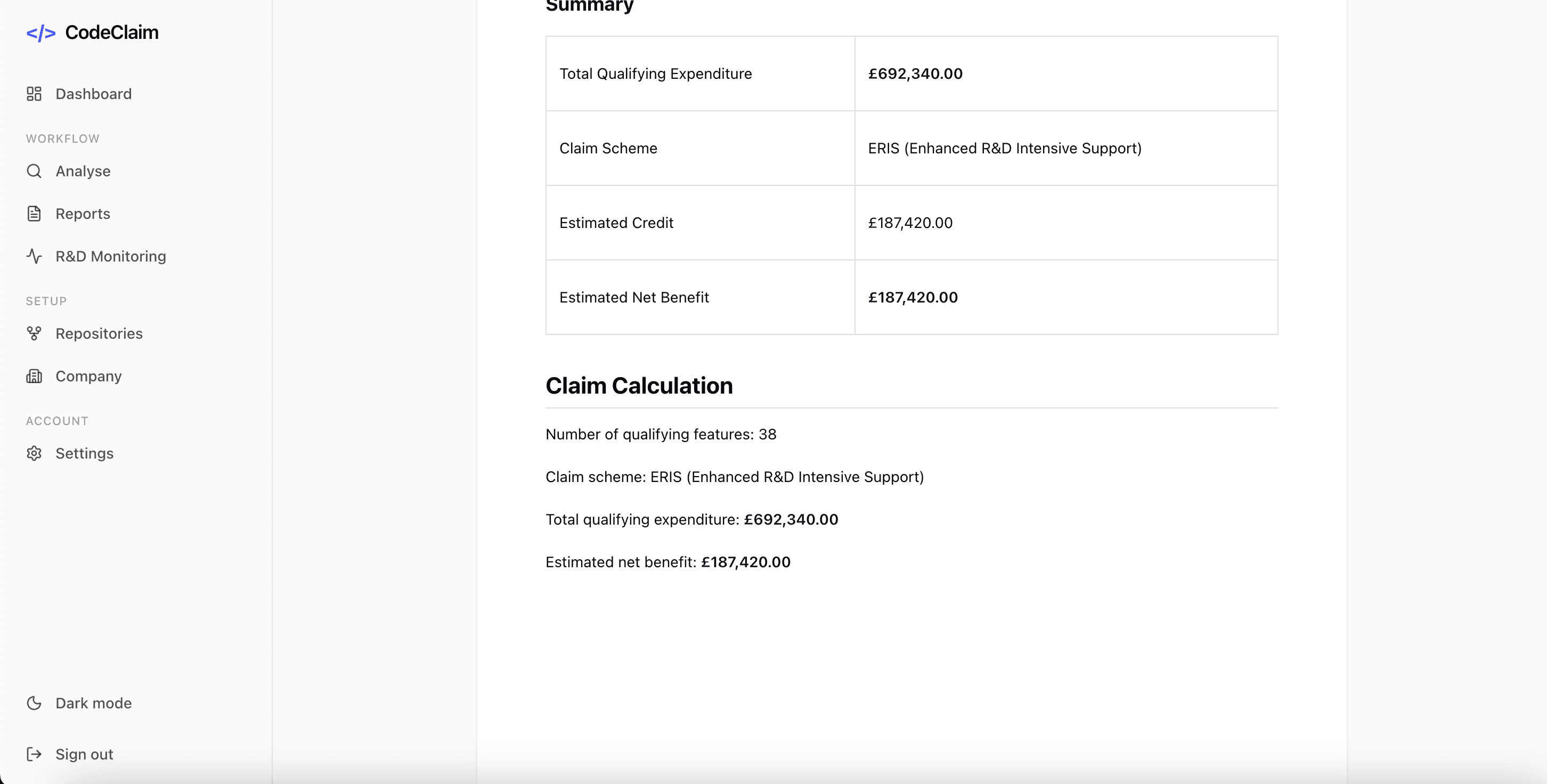 CodeClaim screenshot 4