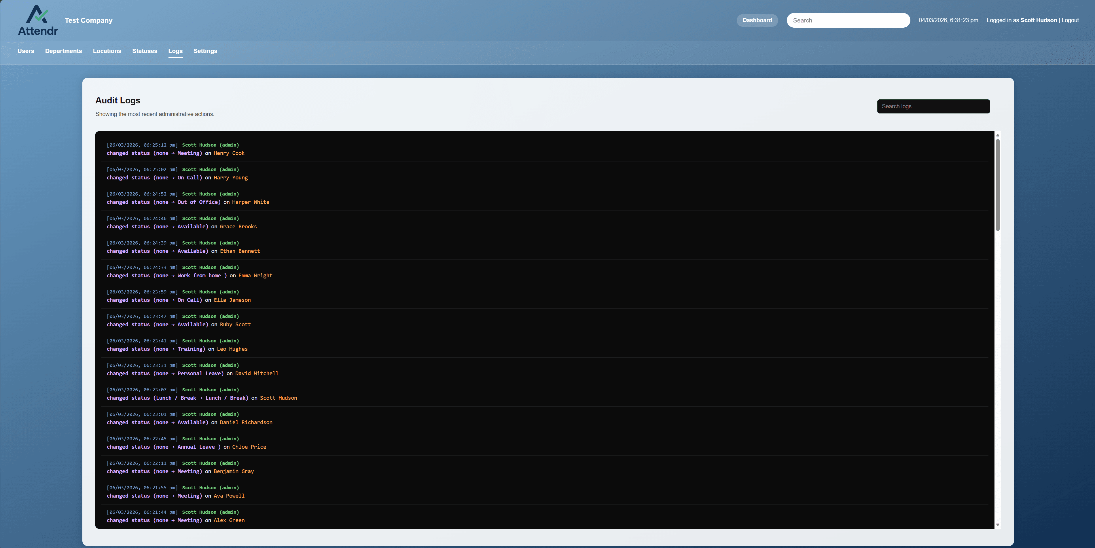 Attendr screenshot 5