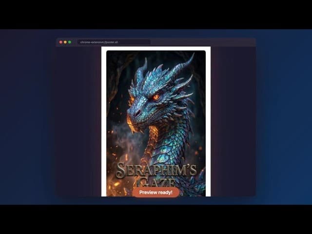 Poster.sh screenshot 1