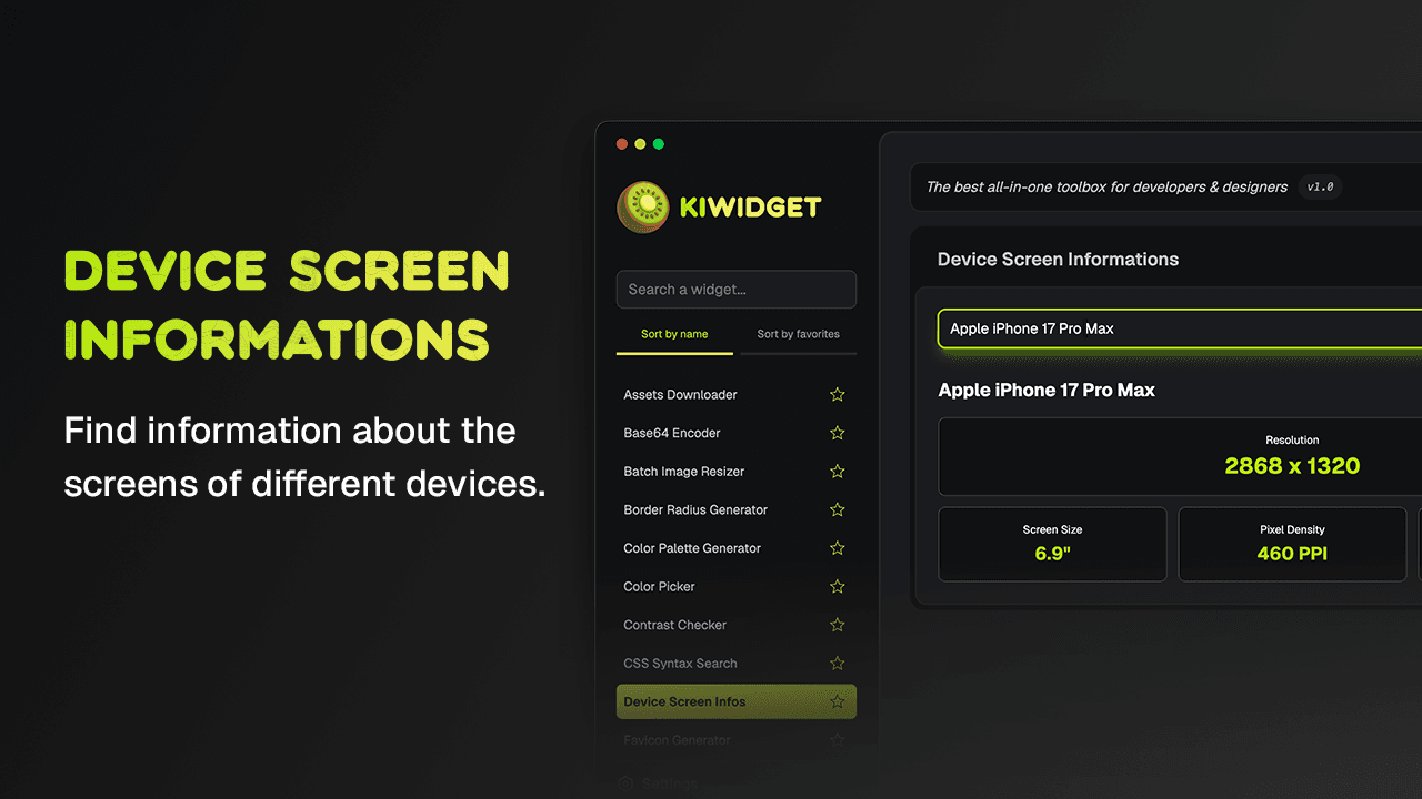 Kiwidget v1.3.0 screenshot 19