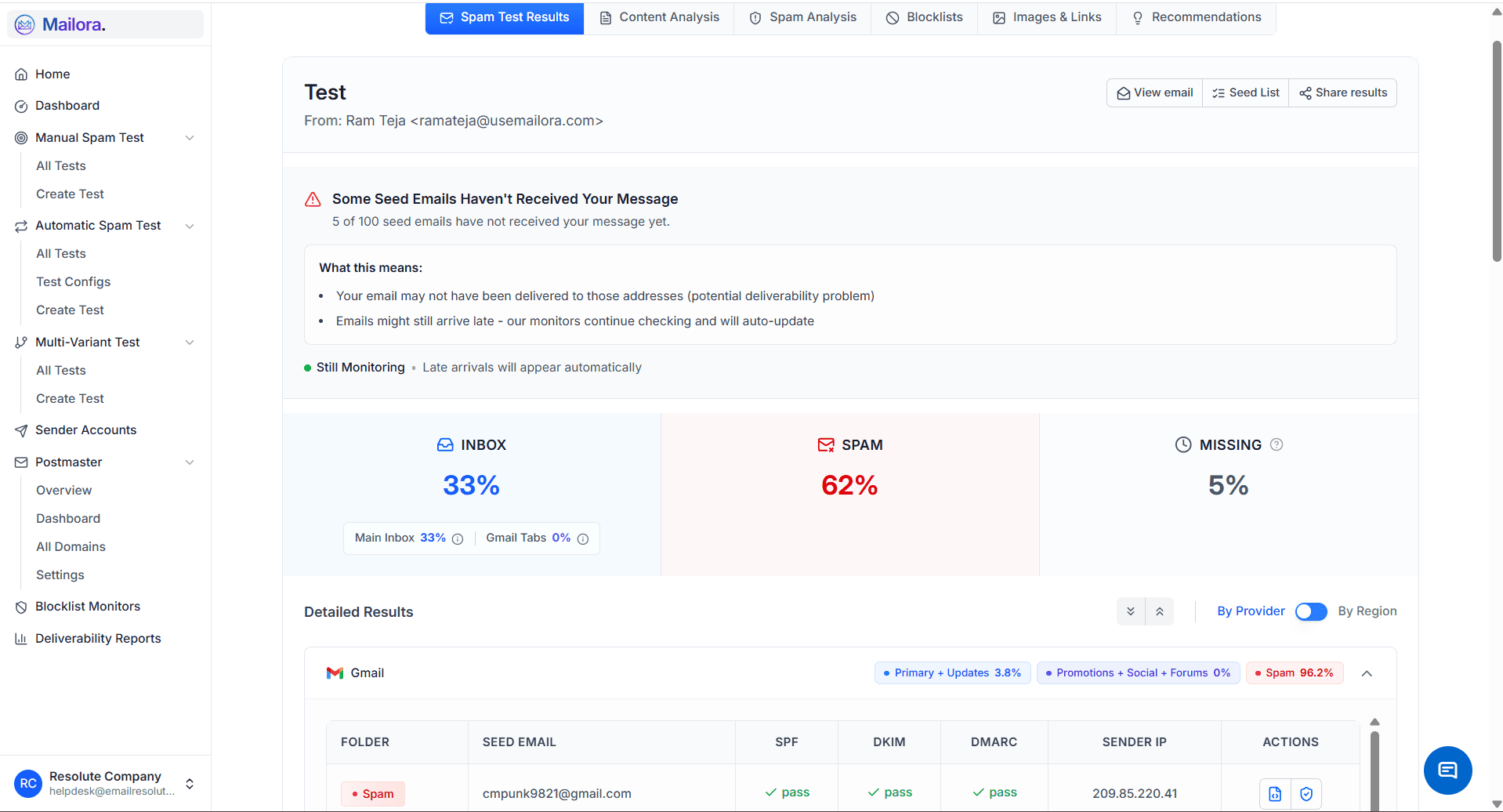 Mailora screenshot 2