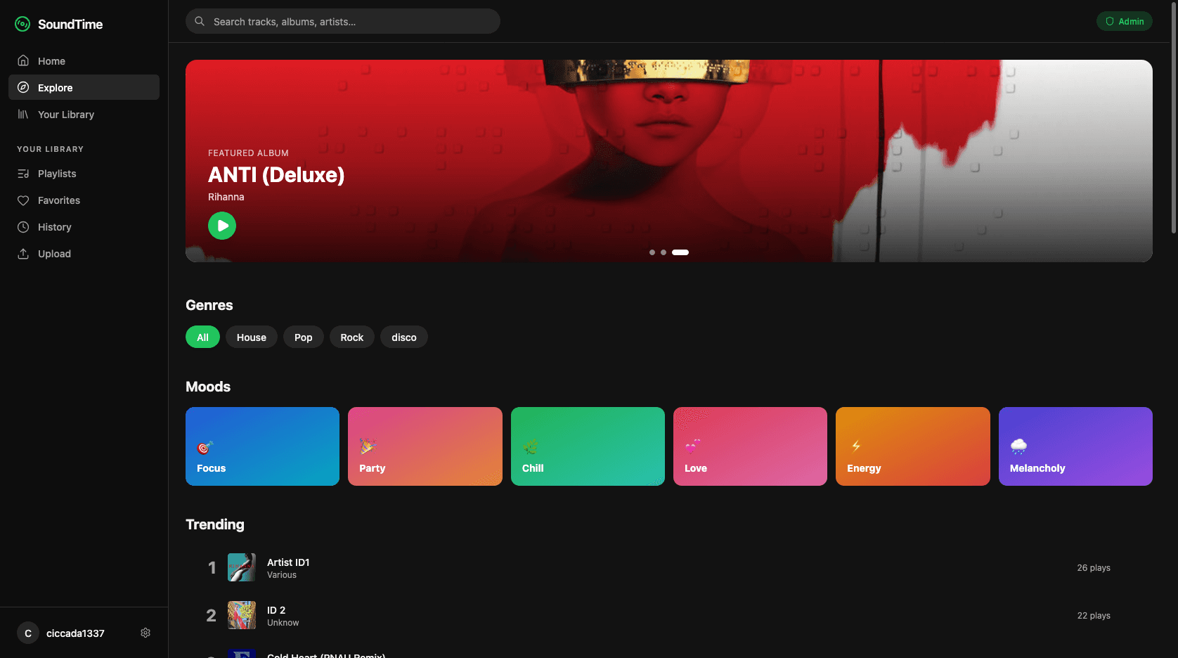 SoundTime screenshot 1