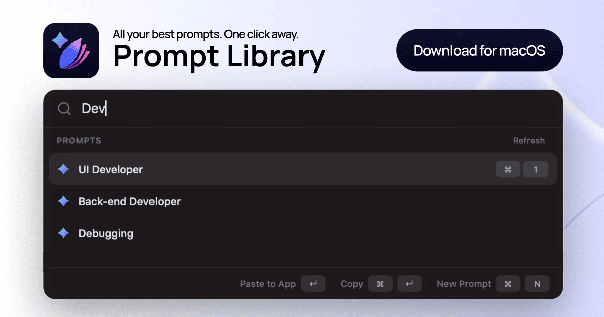 Prompt Library screenshot 1