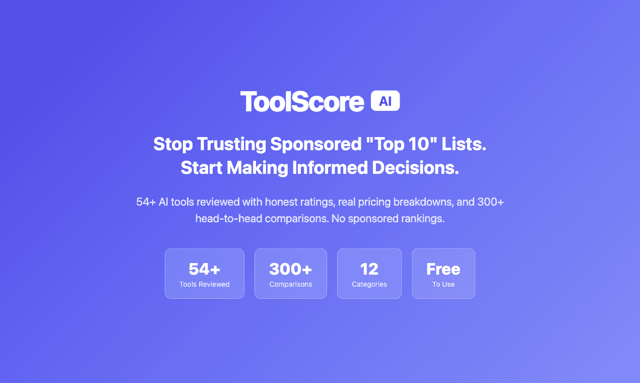 ToolScore AI screenshot 2