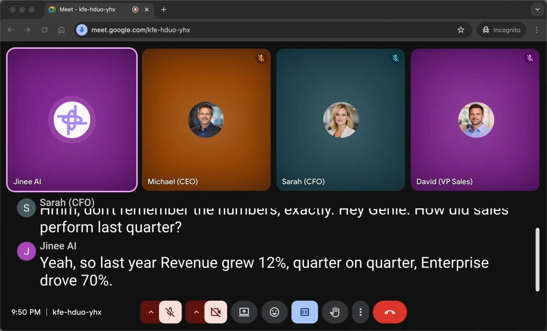 Jinee AI screenshot 2