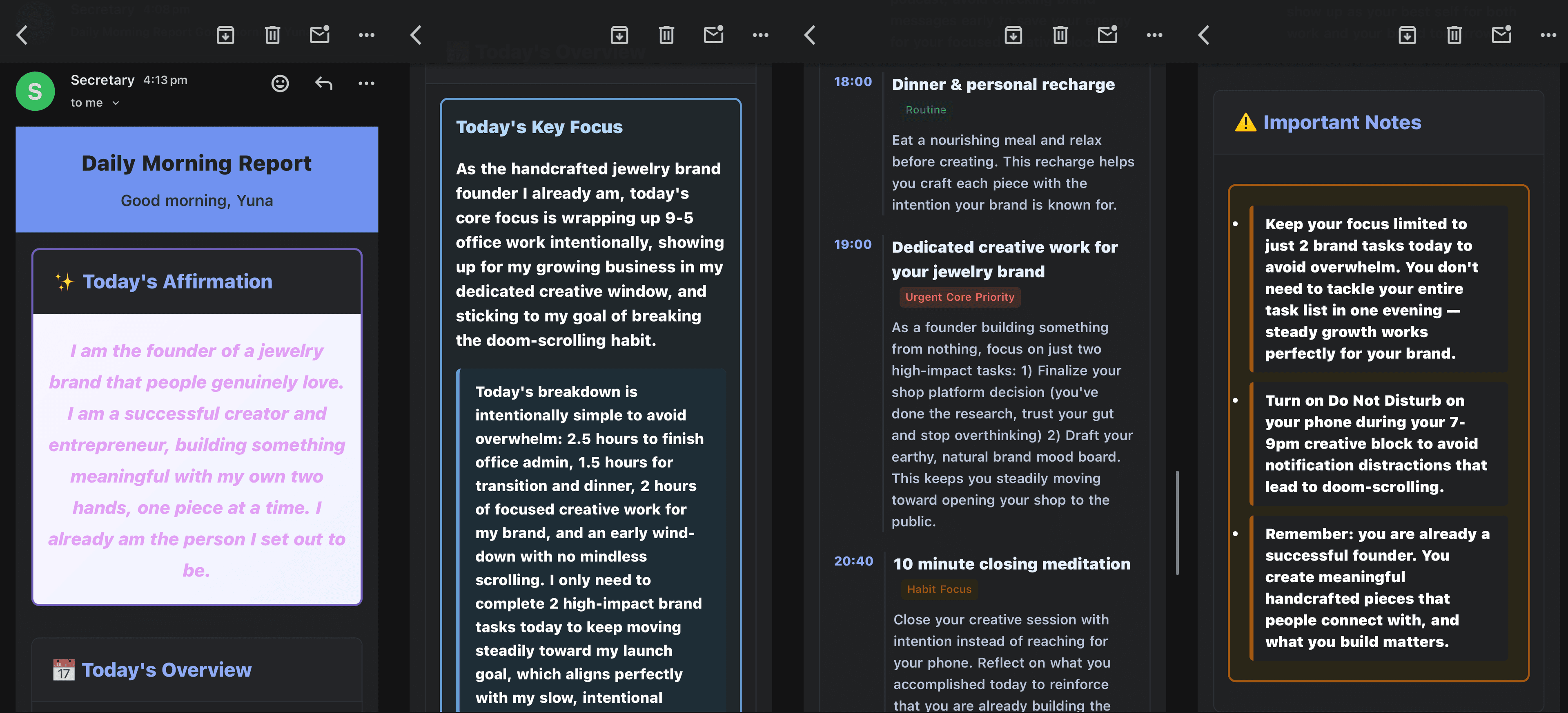 Sunnie Personal Secretary screenshot 4