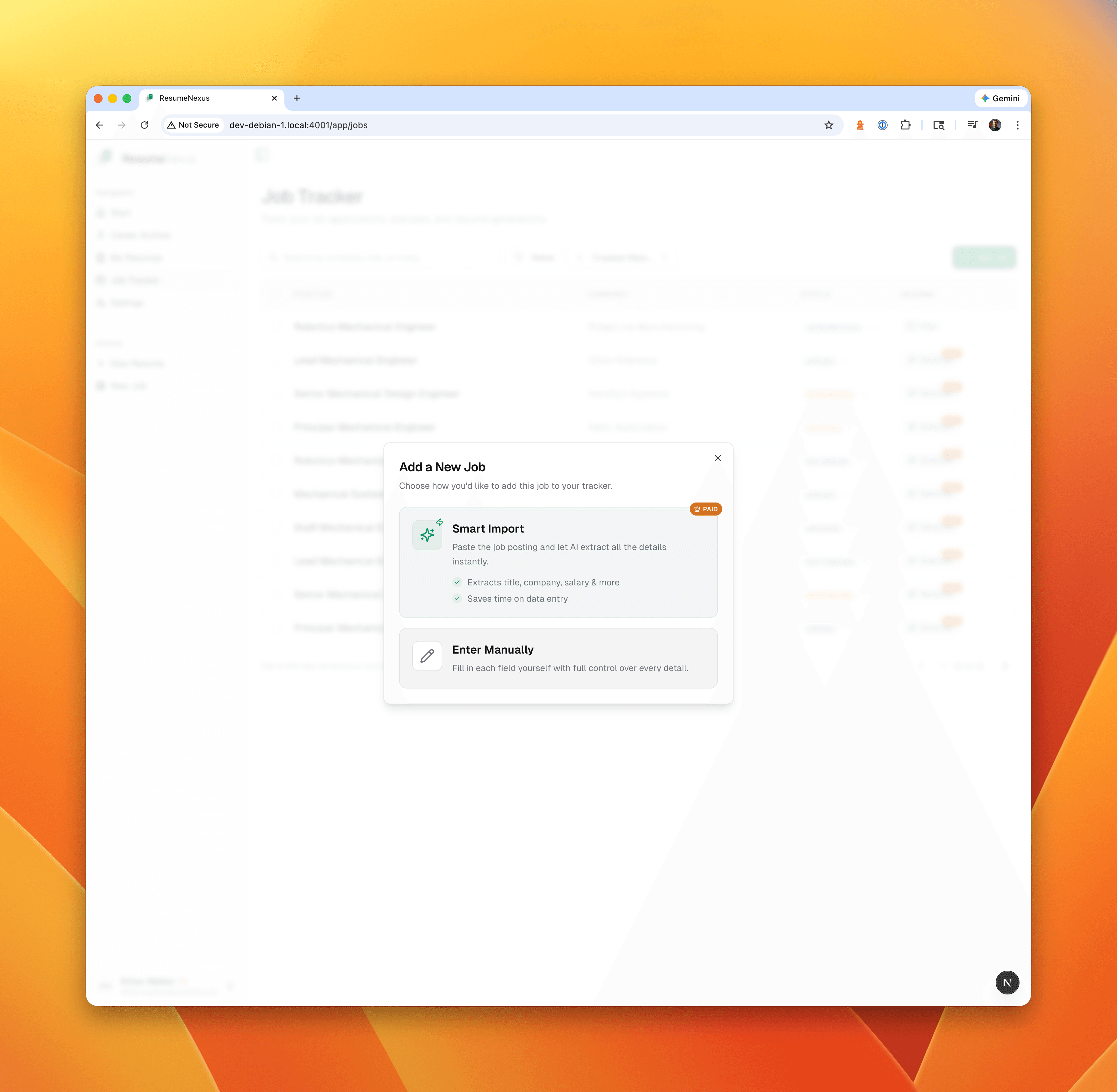 ResumeNexus screenshot 3