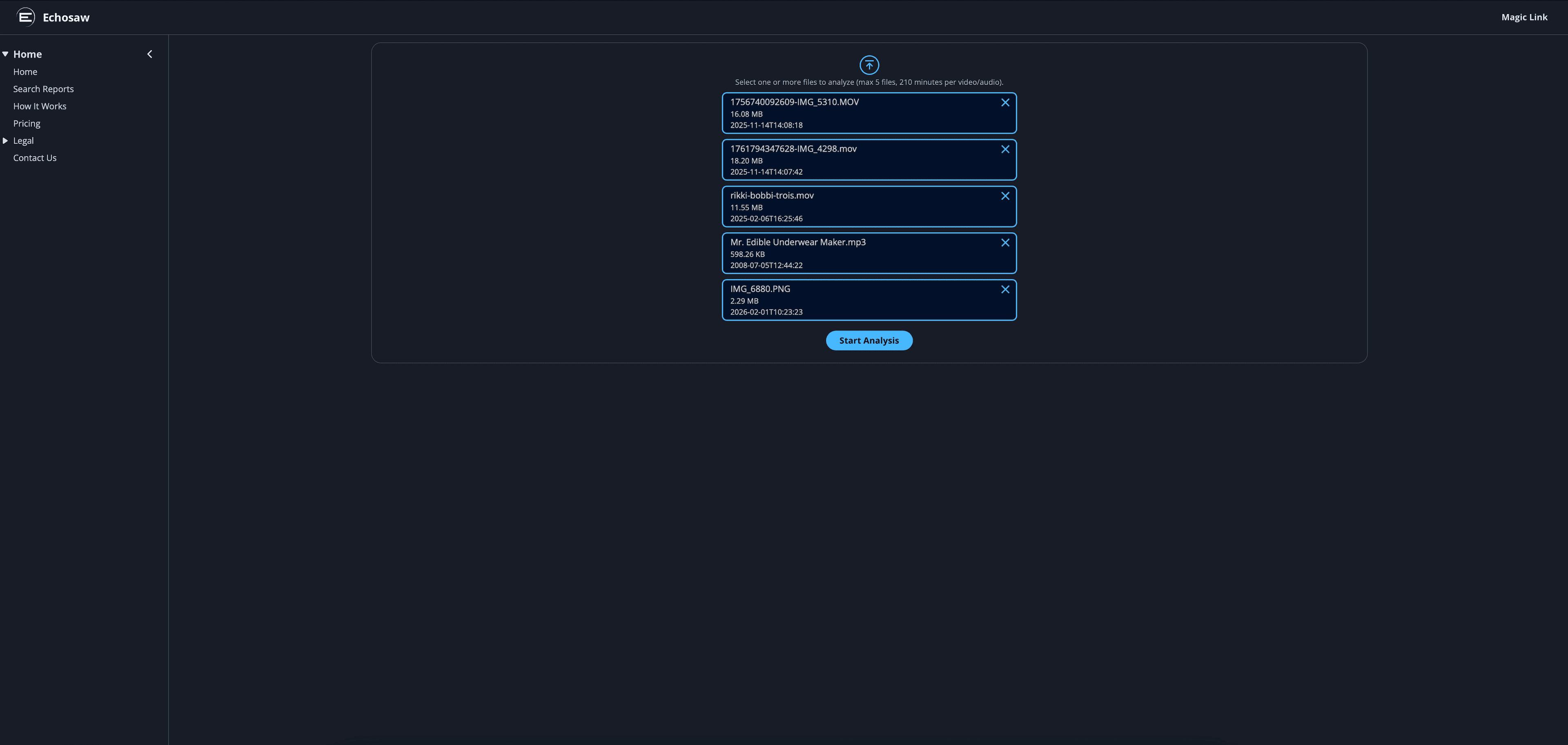 Echosaw screenshot 2