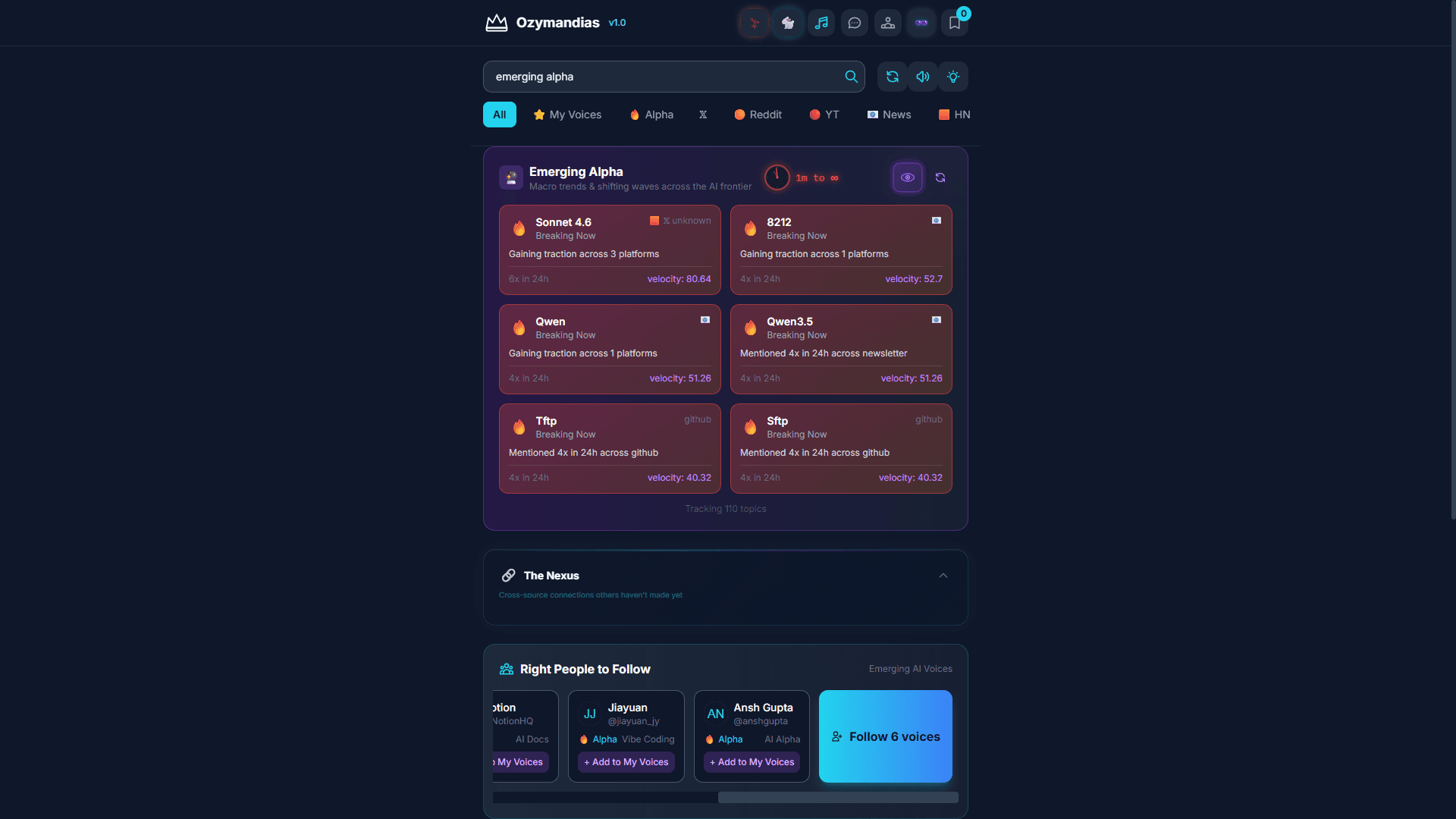 Ozymandias screenshot 1