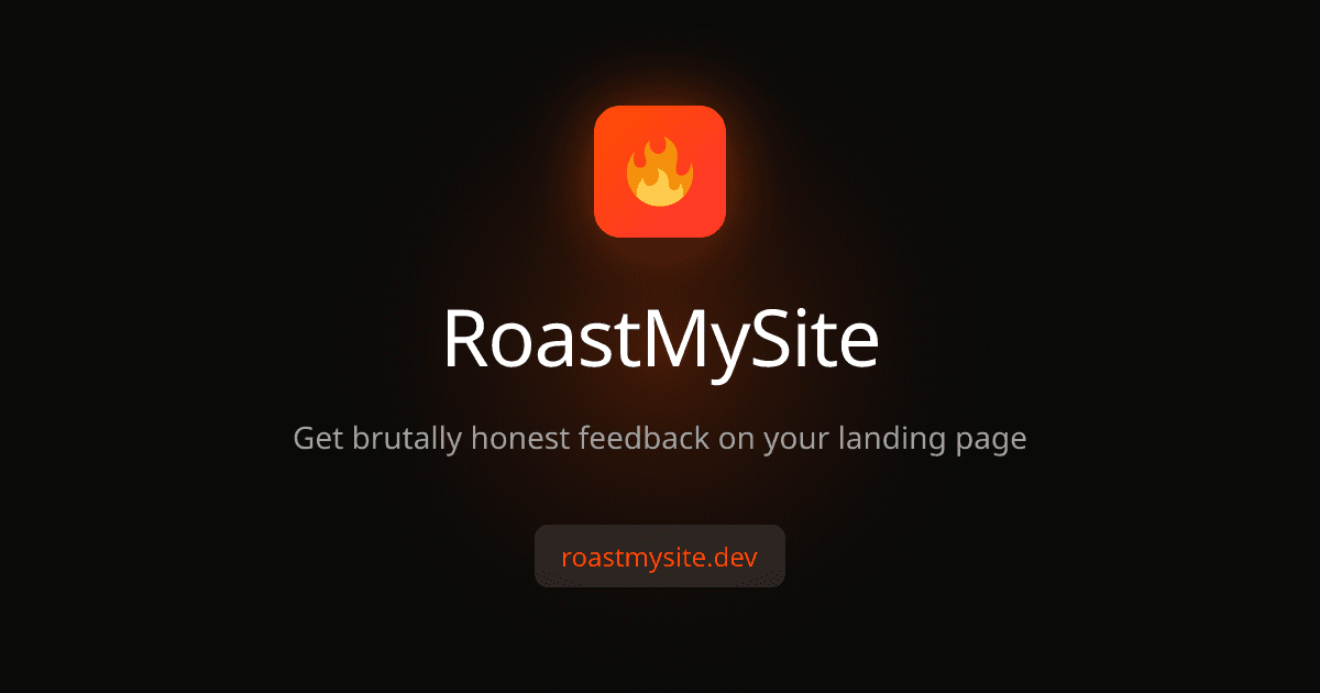 RoastMySite screenshot 1