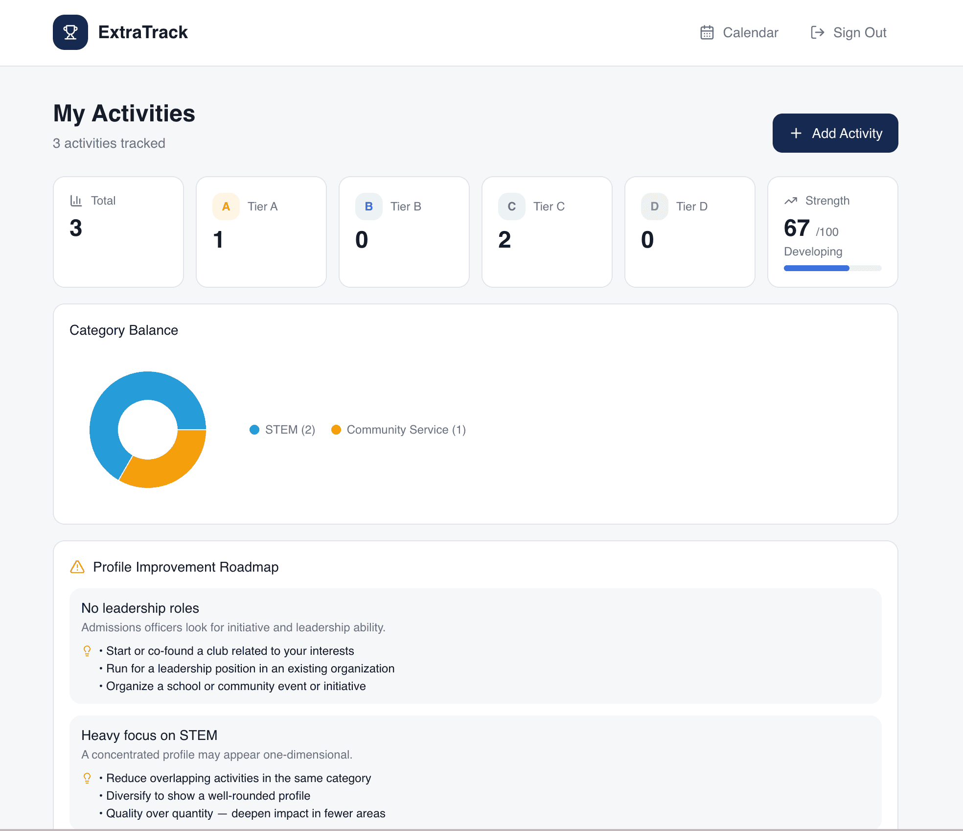 Extra Track screenshot 2