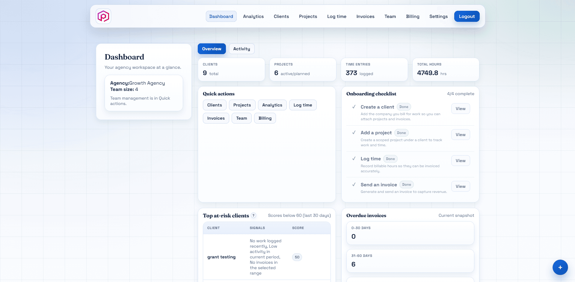 Agency Billing Hub screenshot 2
