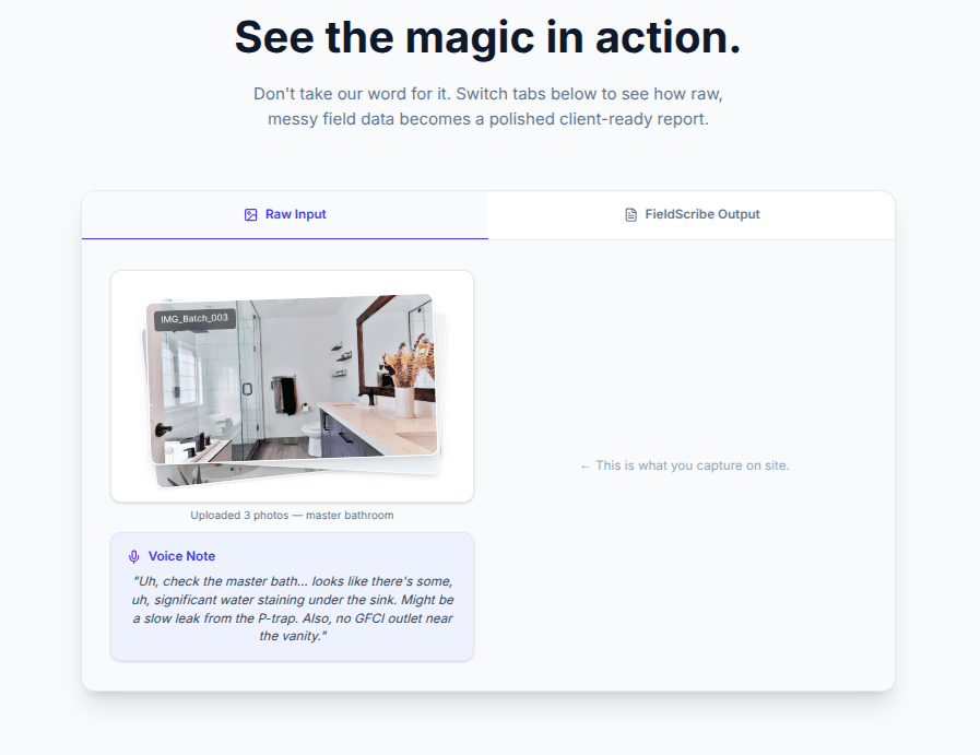 FieldScribe screenshot 2