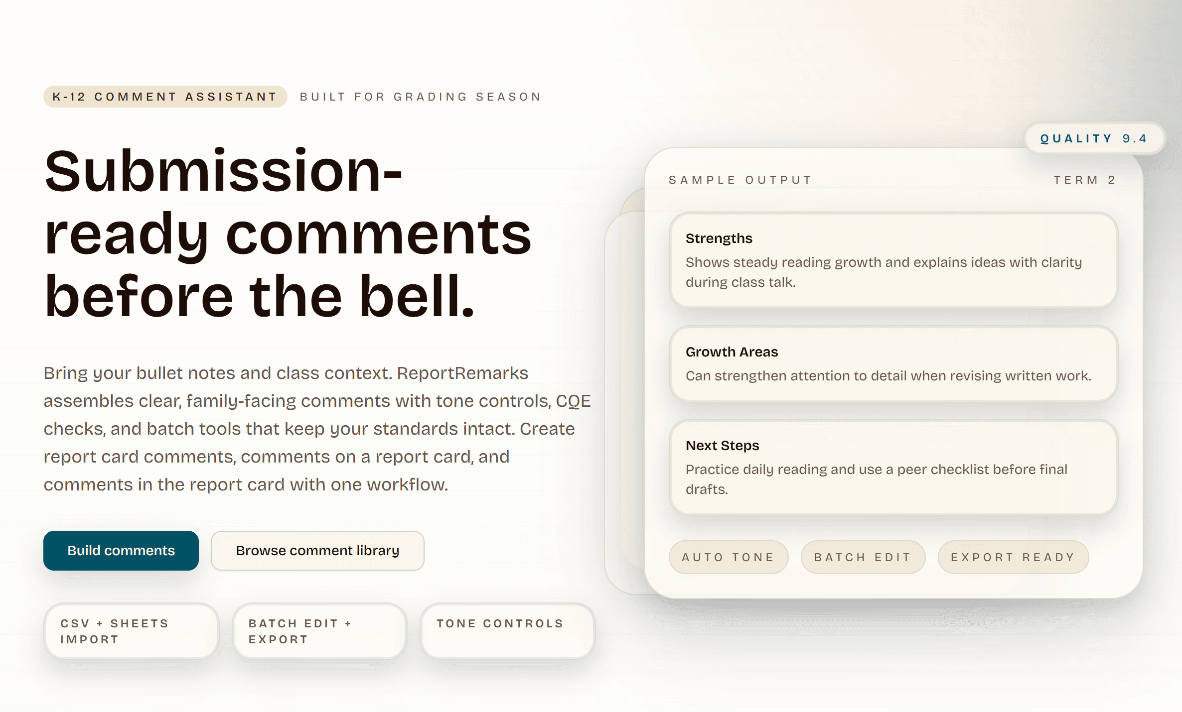 ReportRemarks screenshot 1