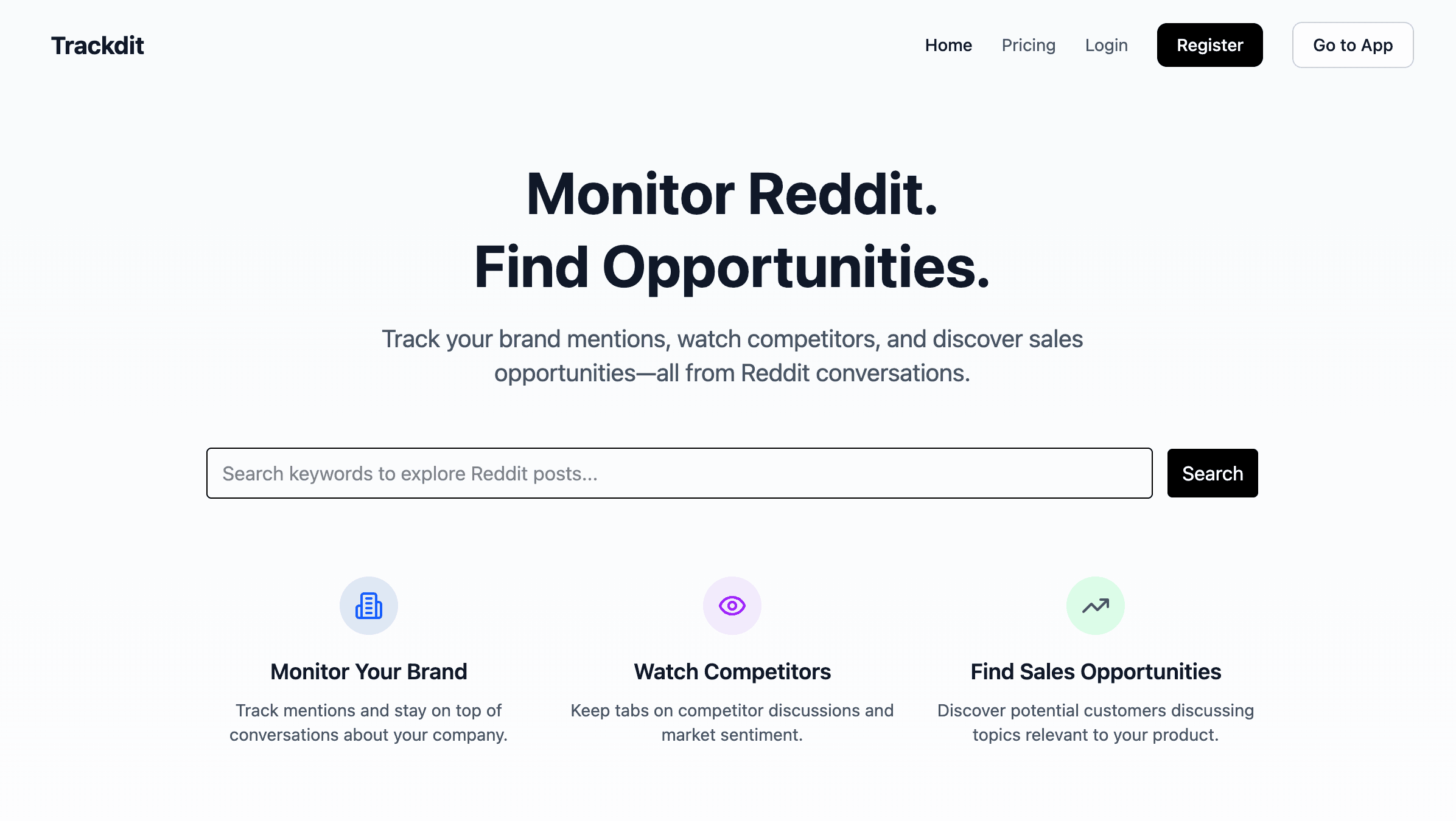 Trackdit screenshot 1