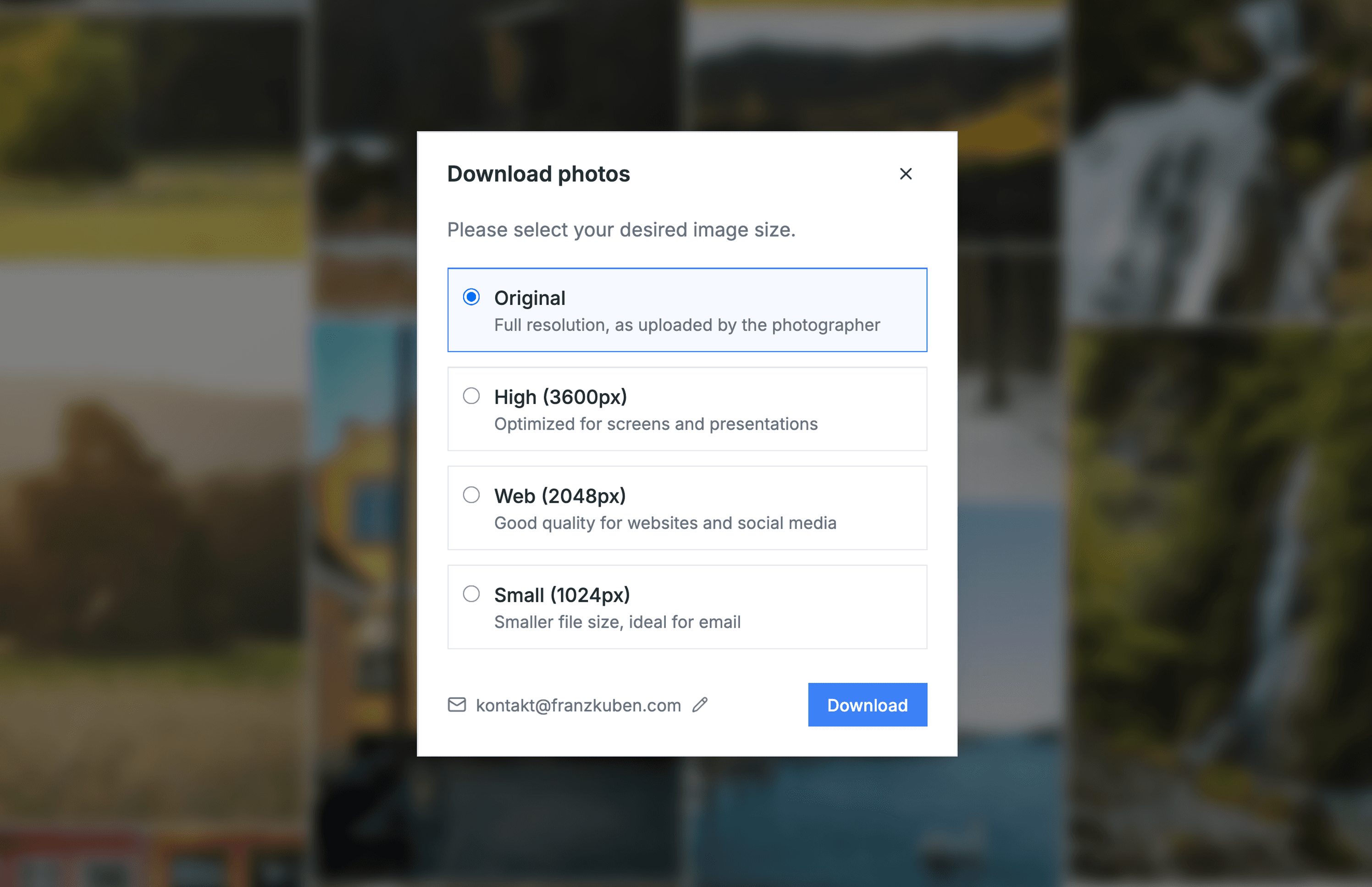 Photoglacier screenshot 2