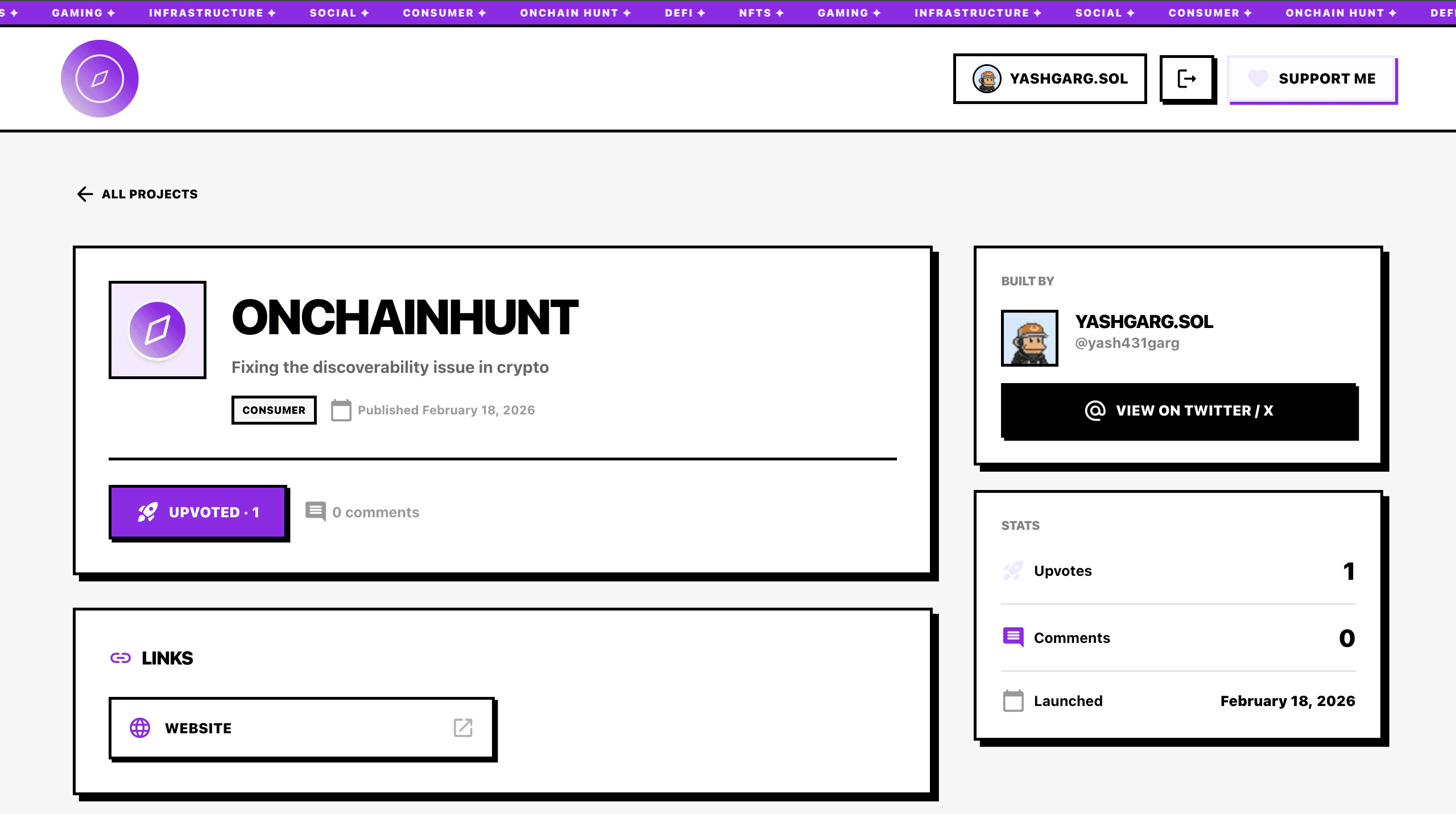 Onchain Hunt screenshot 1