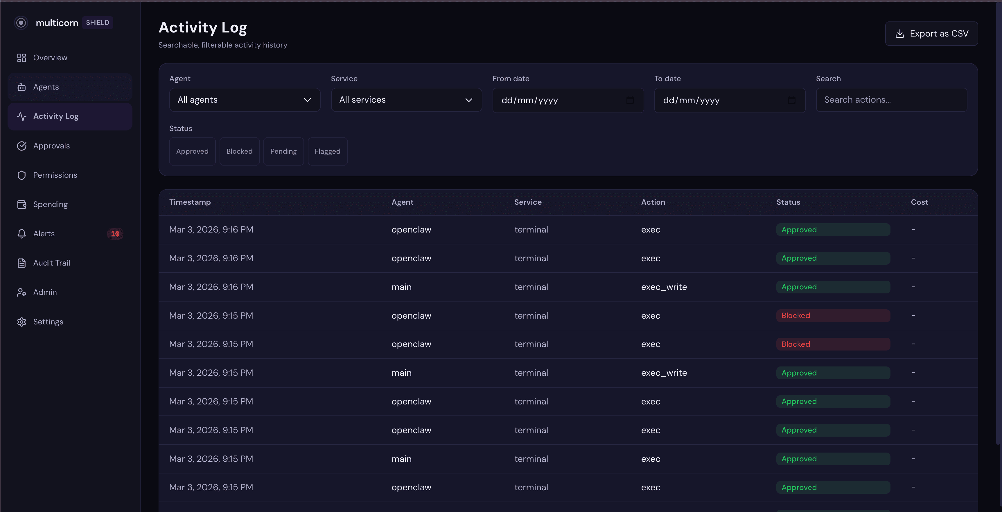 Multicorn Shield screenshot 2