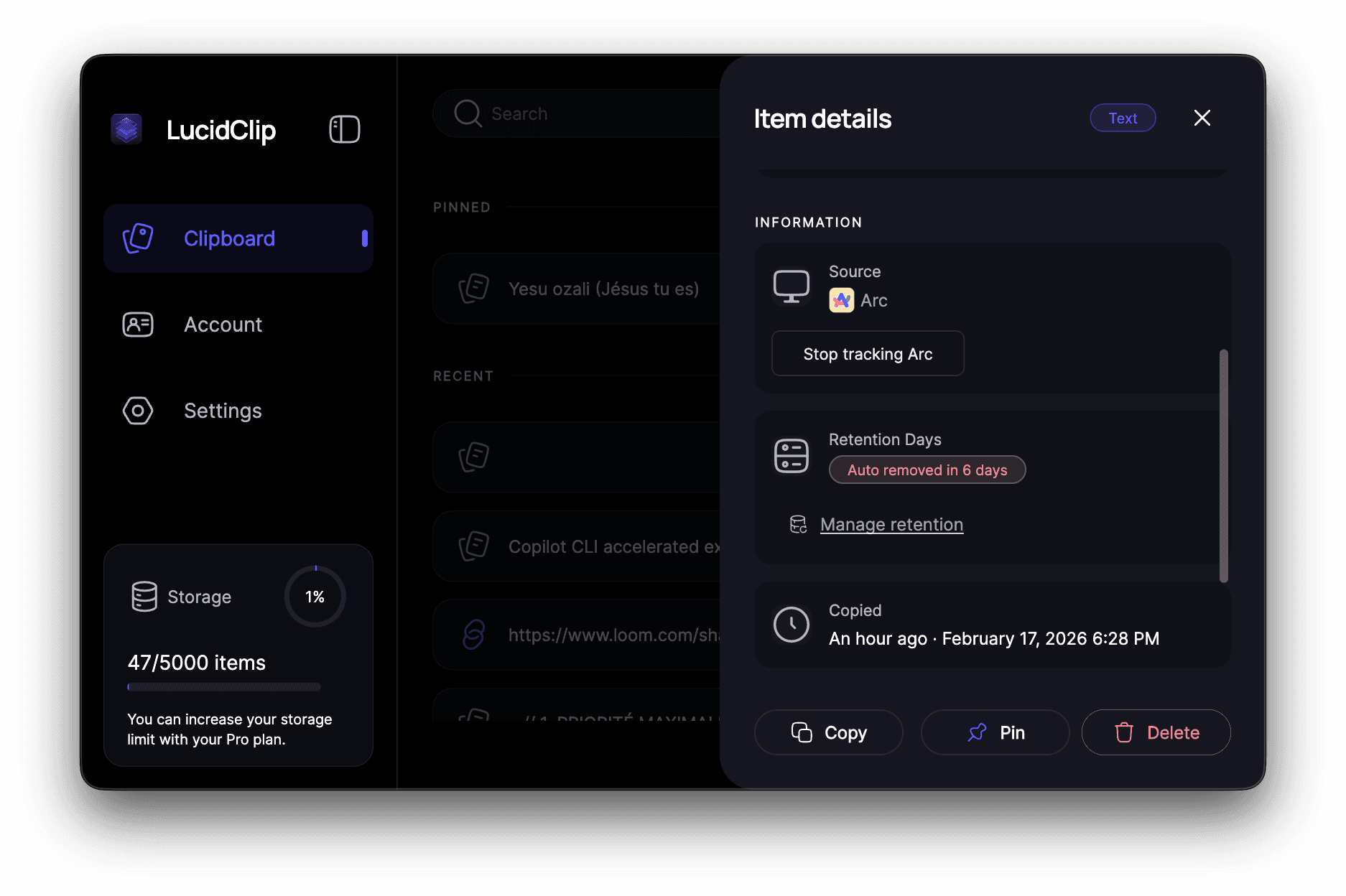 LucidClip screenshot 3